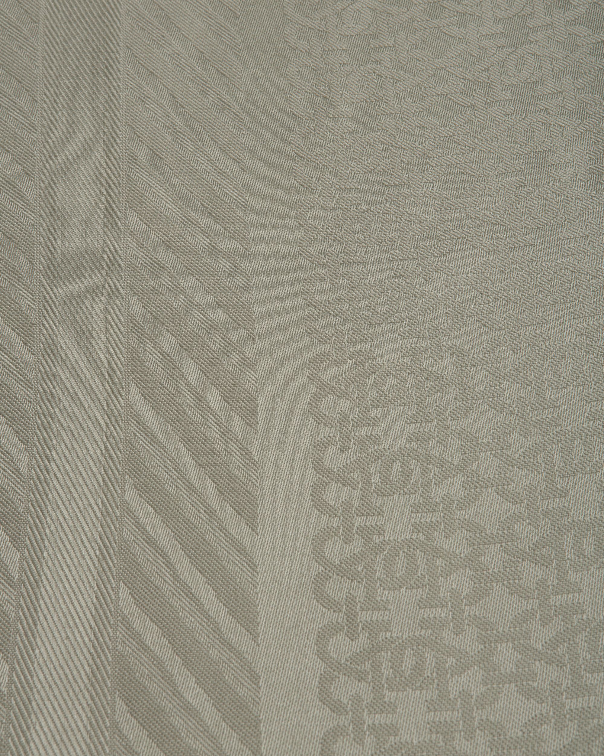 Schal Aus Grauer Wolle Und Seide - Damen - Bally - 02
