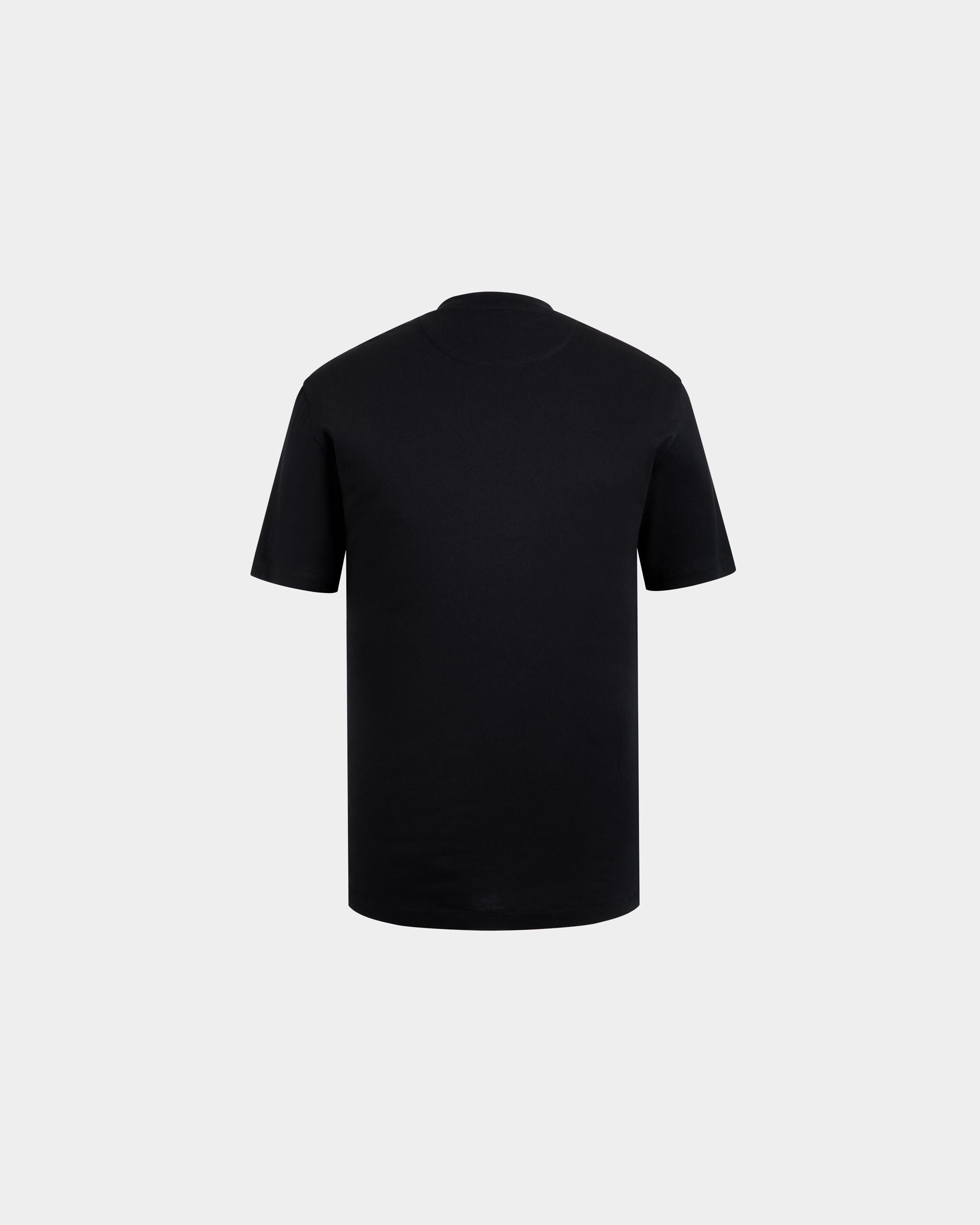T-Shirt In Black Cotton - Herren - Bally - 03