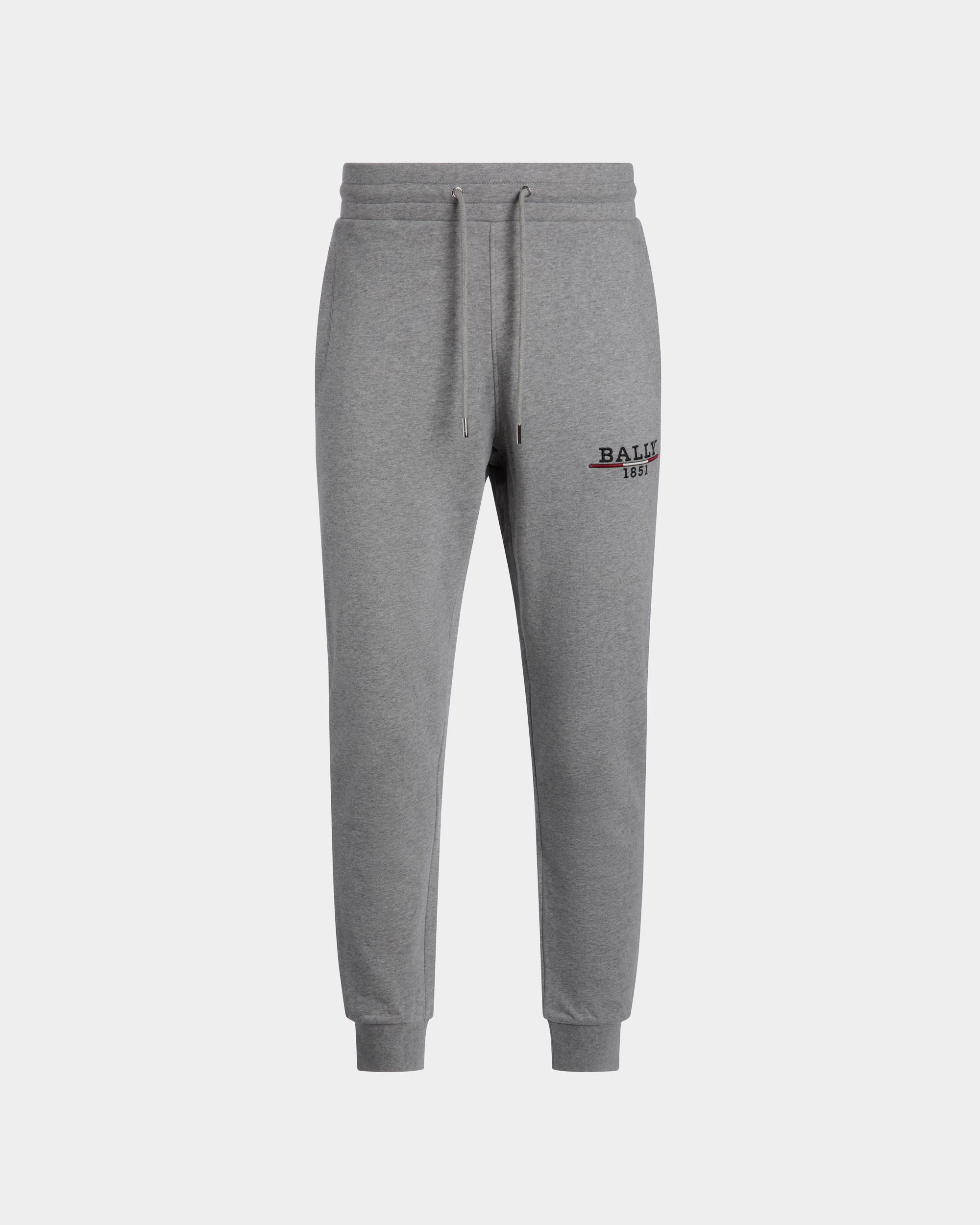 Sweathose Aus Gestrickter Baumwolle In Grau - Herren - Bally - 01