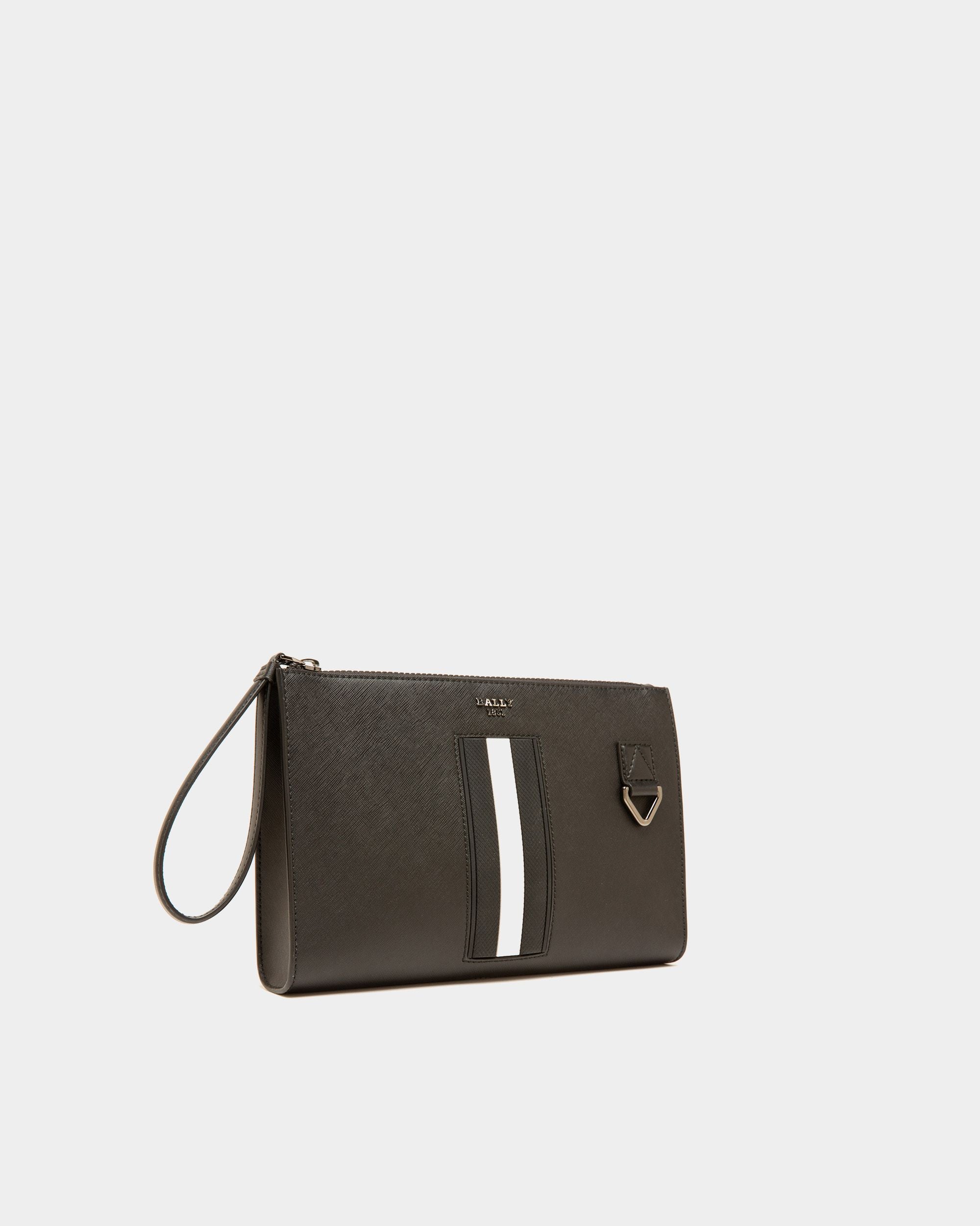 Makid Clutch Aus Schwarzem Recycling-Leder - Herren - Bally - 04