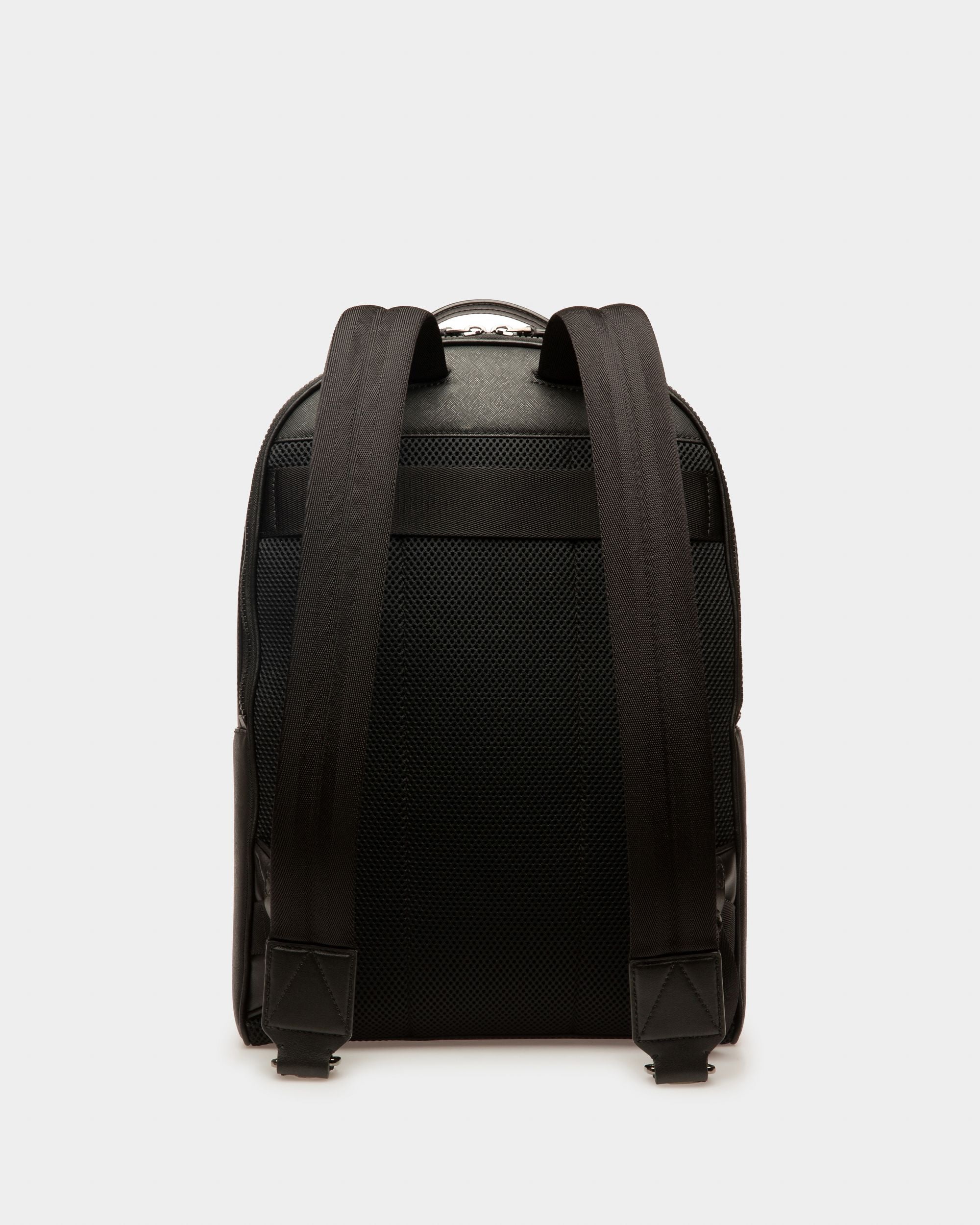 Mavrick Rucksack Aus Recyceltem Leder In Schwarz - Herren - Bally - 03