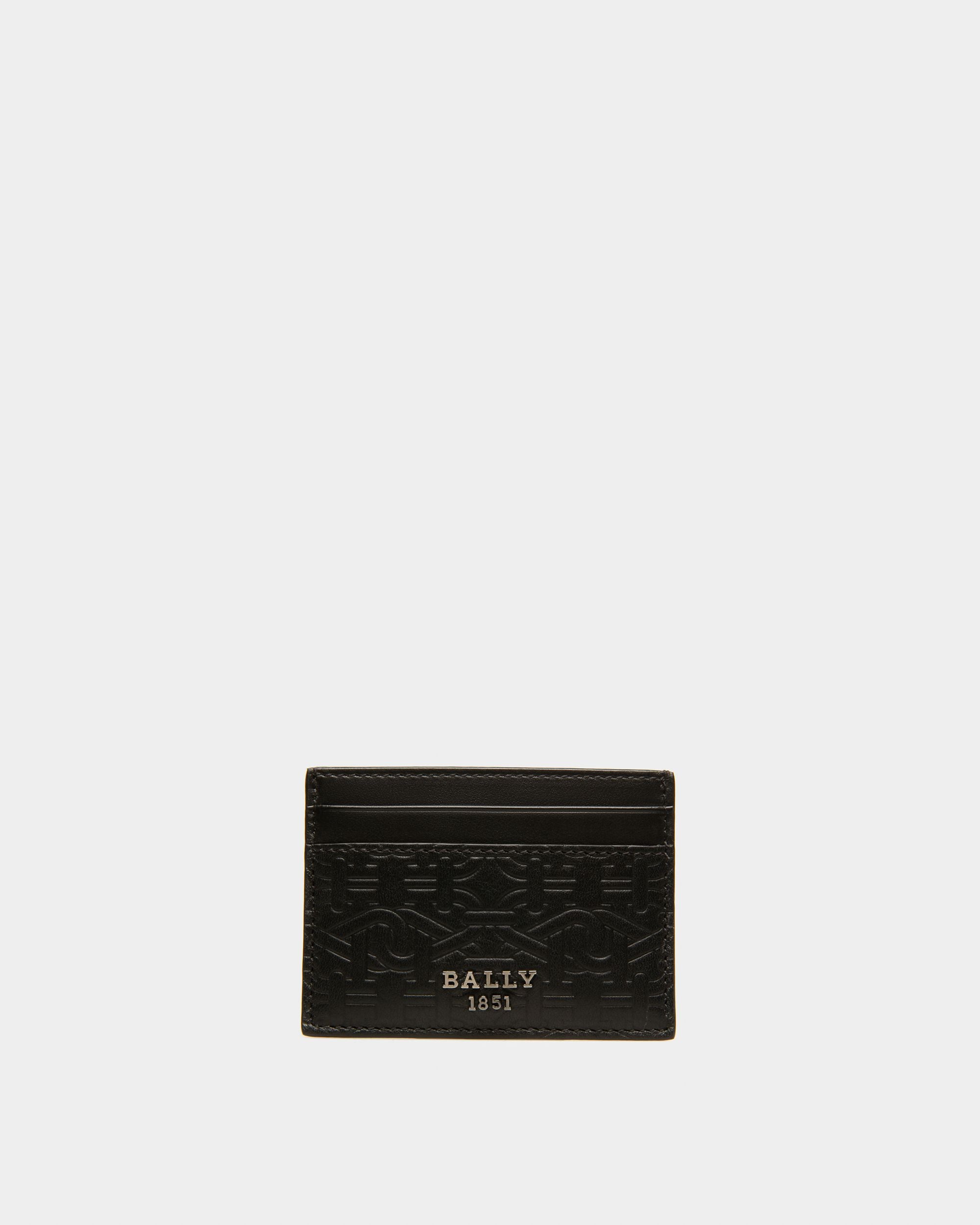 Bhar Kartenetui Aus Schwarzem Leder - Herren - Bally - 01