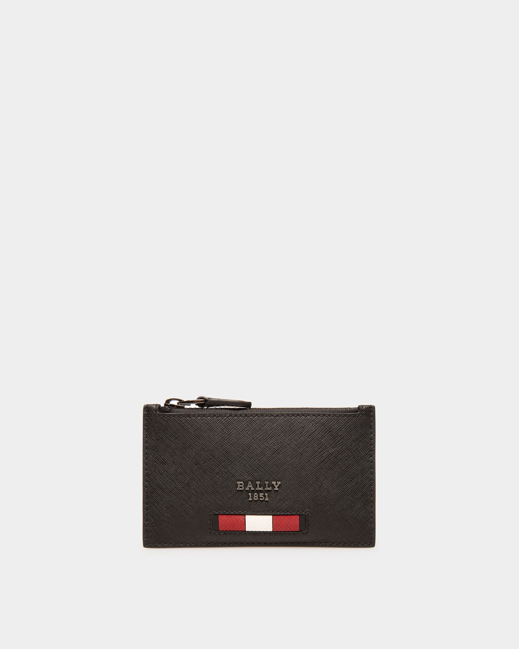 Babe Visitenkartenetui Aus Recyceltem Leder In Schwarz - Herren - Bally - 01