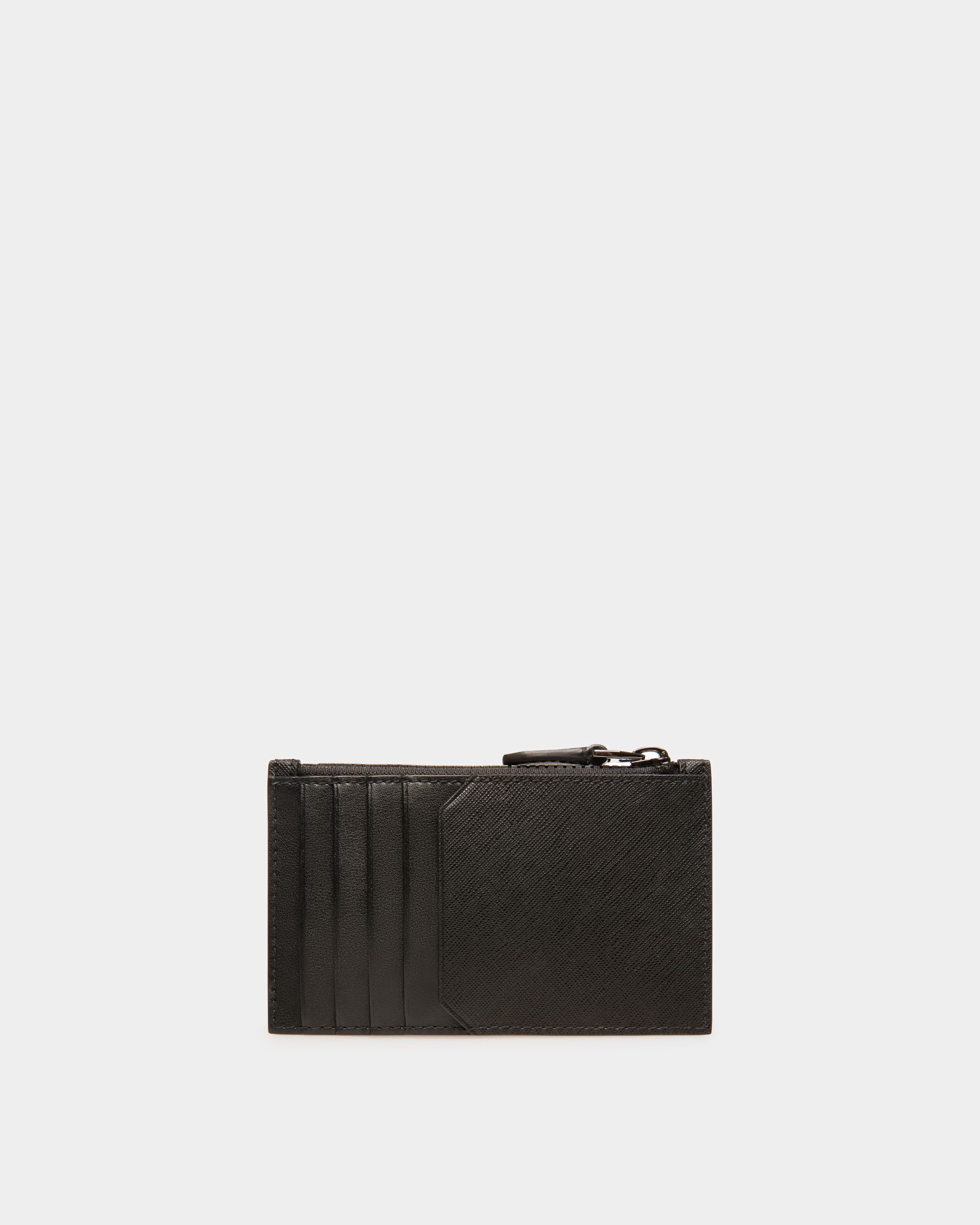 Babe Visitenkartenetui Aus Recyceltem Leder In Schwarz - Herren - Bally - 02