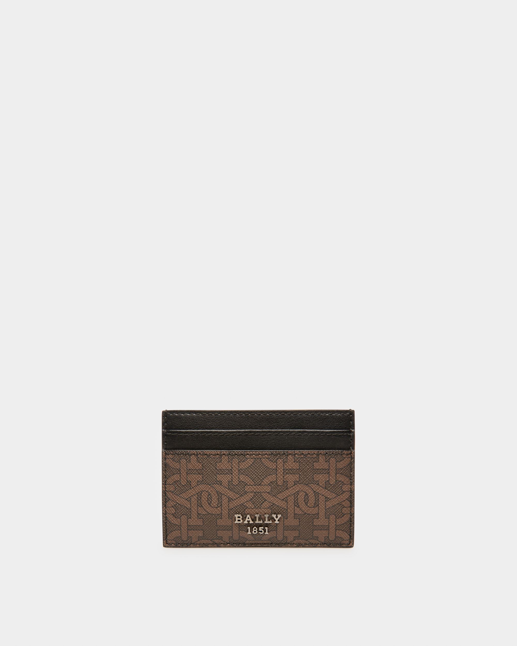 Bhar Kartenetui Aus Schwarzem Und Braunem Tpu - Herren - Bally - 01