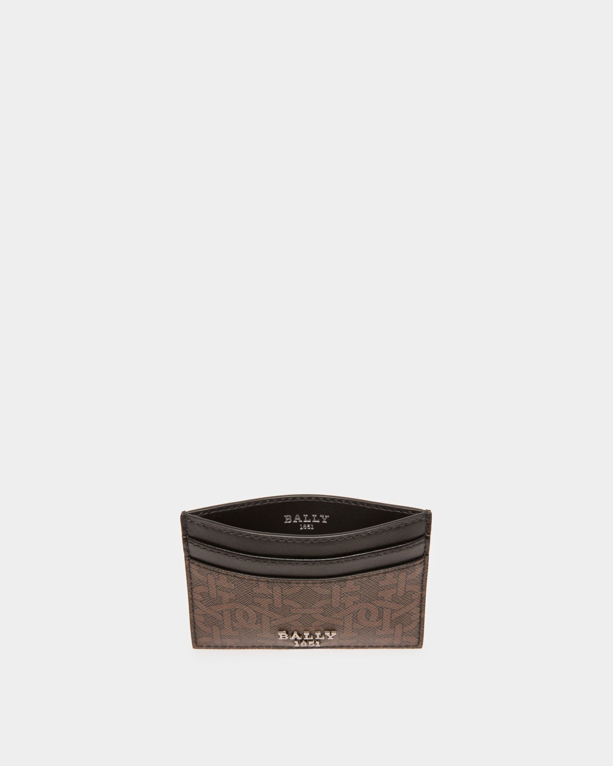 Bhar Kartenetui Aus Schwarzem Und Braunem Tpu - Herren - Bally - 03