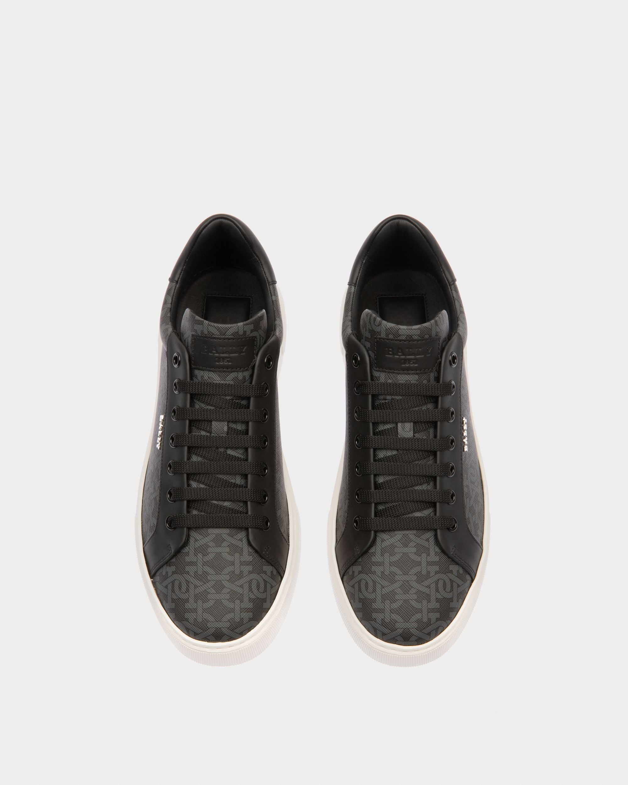 Miky Sneaker Aus Grauer Baumwolle Und Leder - Herren - Bally - 02