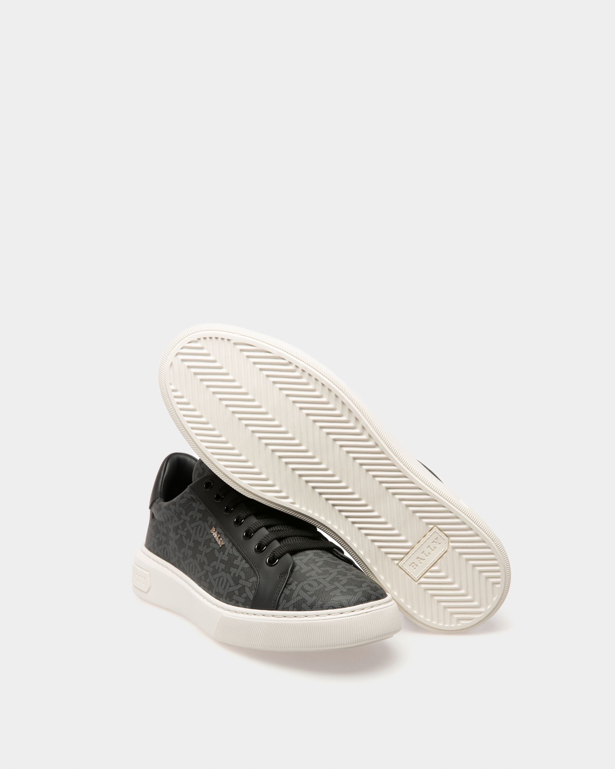 Miky Sneaker Aus Grauer Baumwolle Und Leder - Herren - Bally - 04