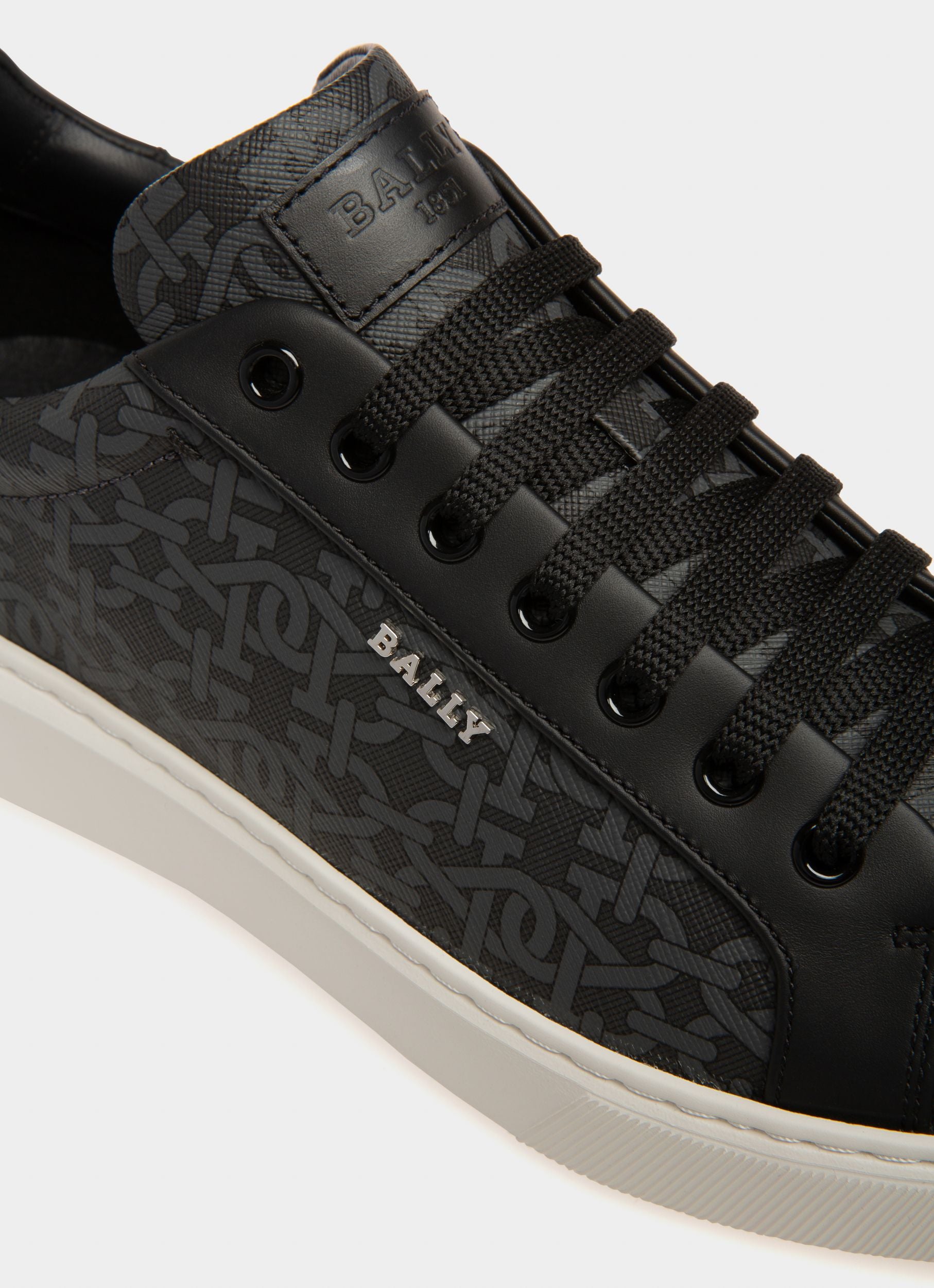 Miky Sneaker Aus Grauer Baumwolle Und Leder - Herren - Bally - 05