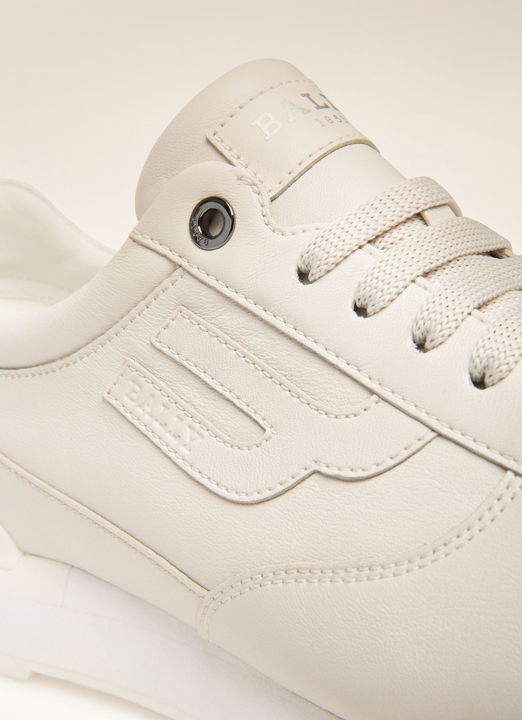 Gismo Sneaker Aus Mattweissem Leder - Herren - Bally - 02