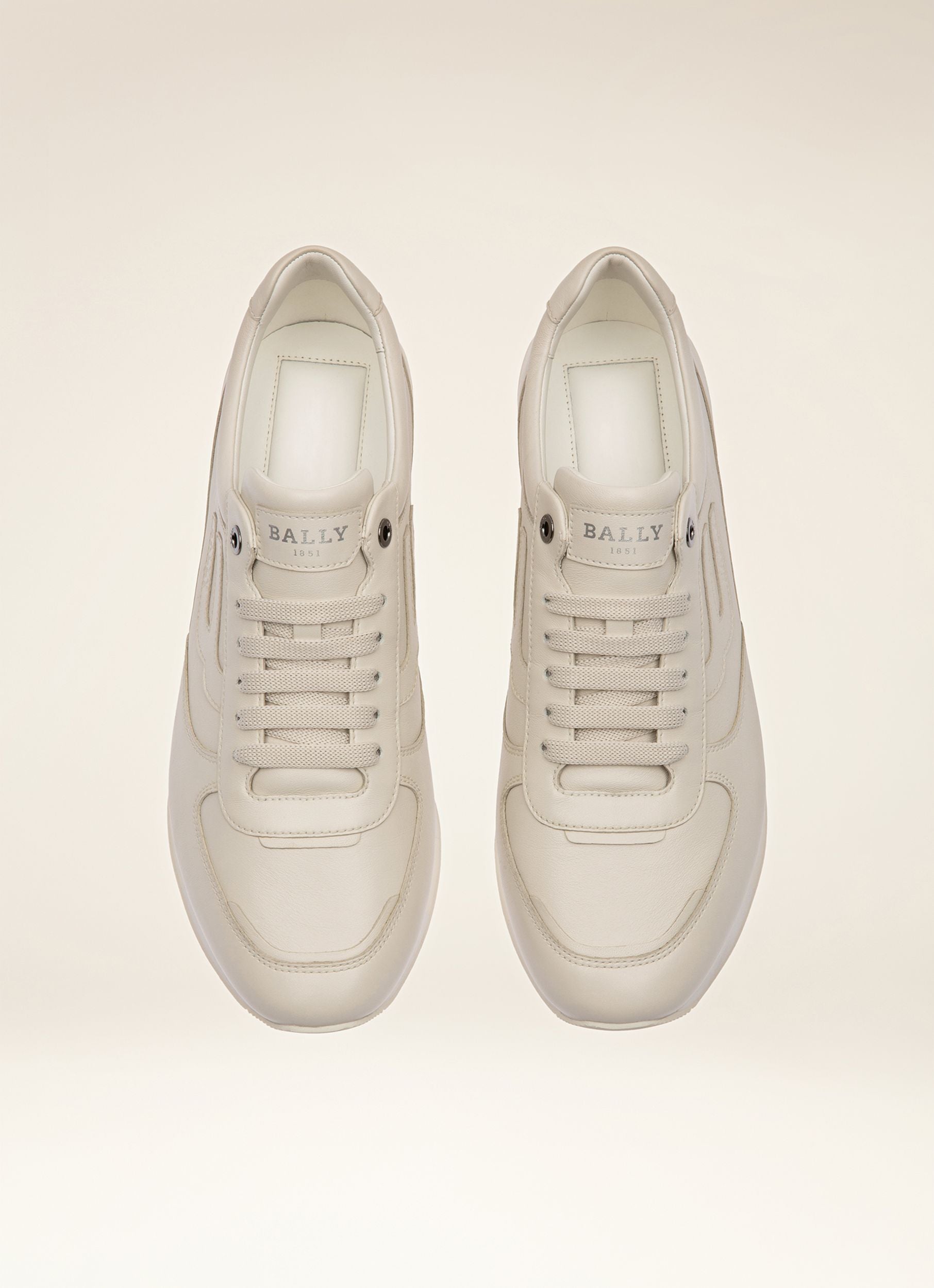 Gismo Sneaker Aus Mattweissem Leder - Herren - Bally - 04