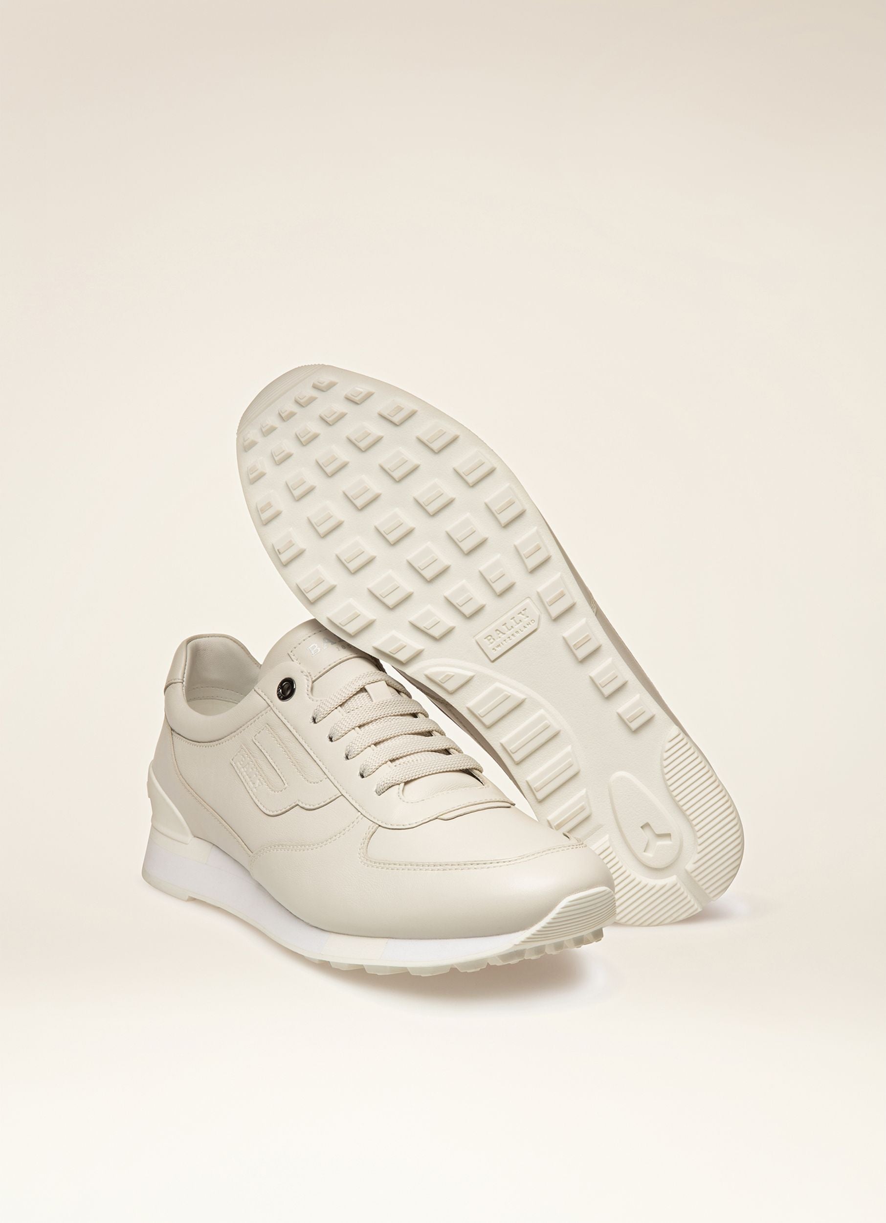 Gismo Sneaker Aus Mattweissem Leder - Herren - Bally - 07