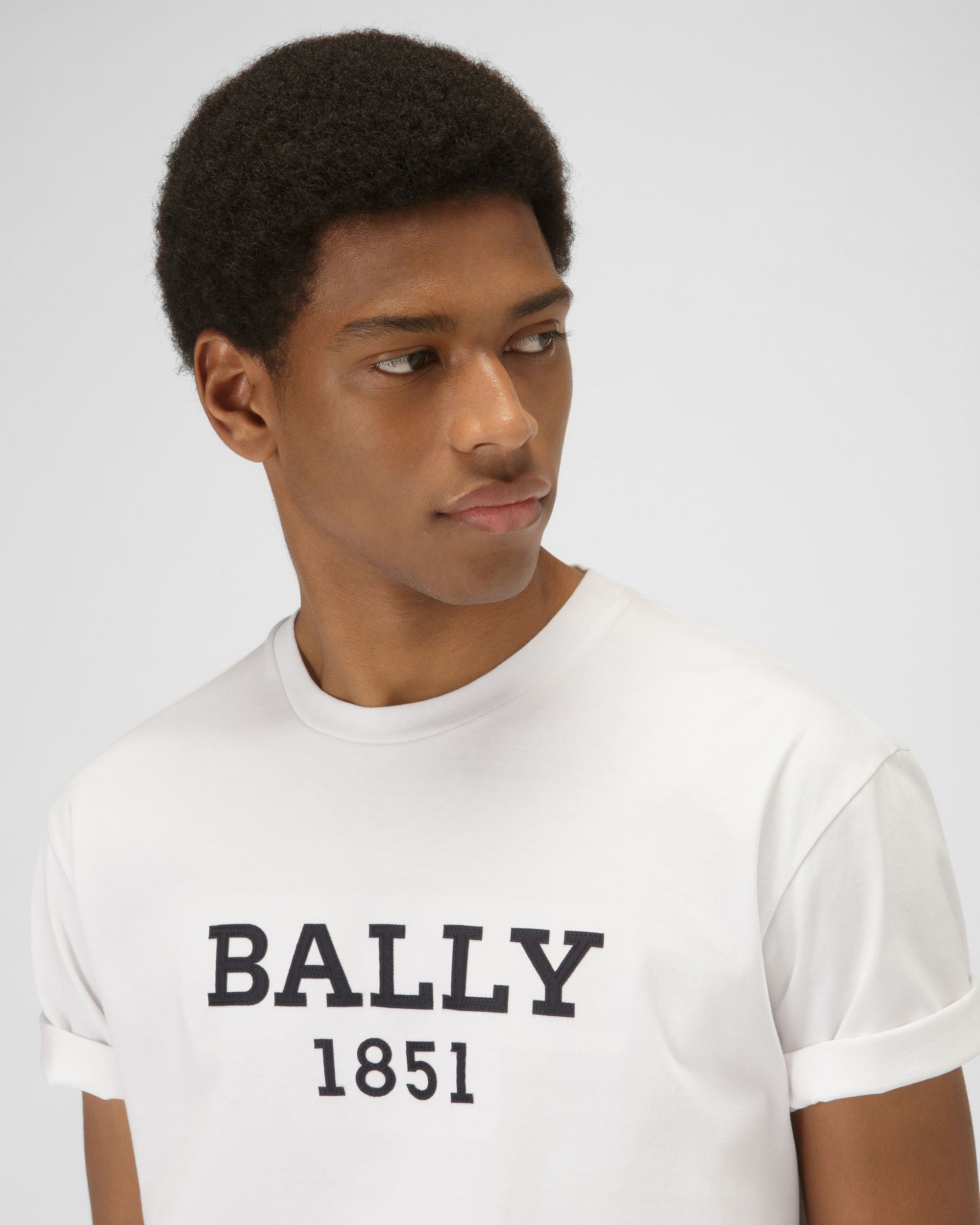 Oberteil Aus Weisser Baumwolle - Herren - Bally - 02