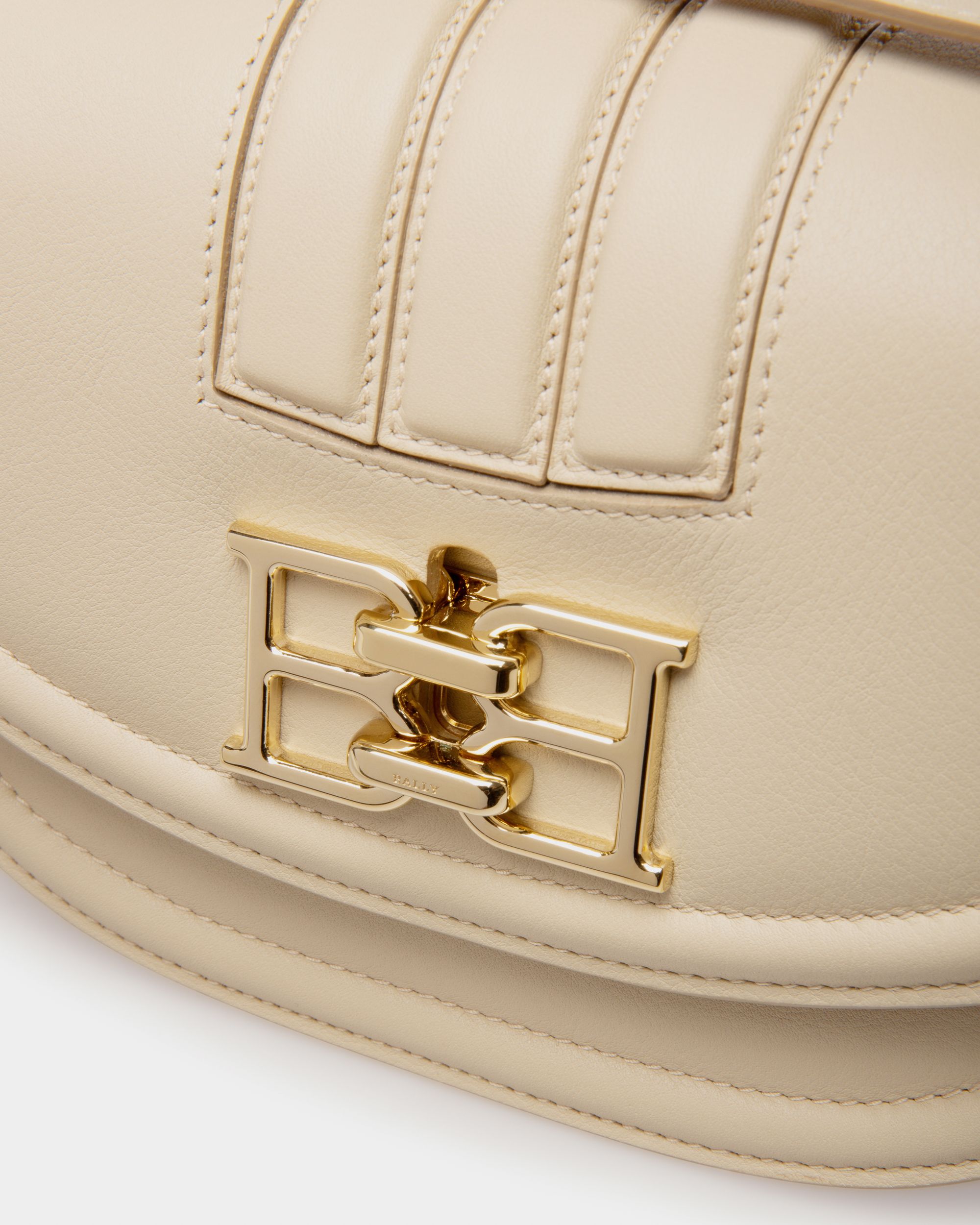 Baily Minitasche Aus Hellbeigem Leder - Damen - Bally - 06