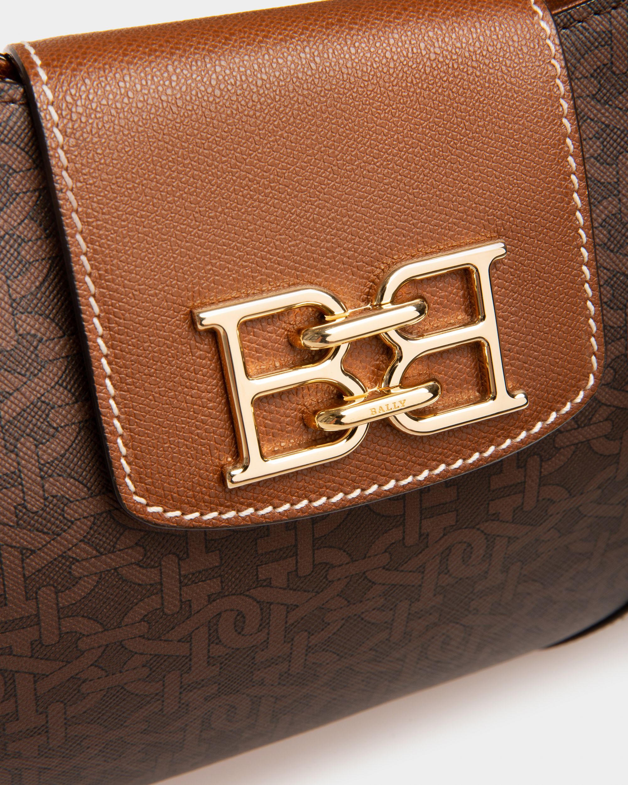Breanne Schultertasche Aus Braunem Tpu - Damen - Bally - 04