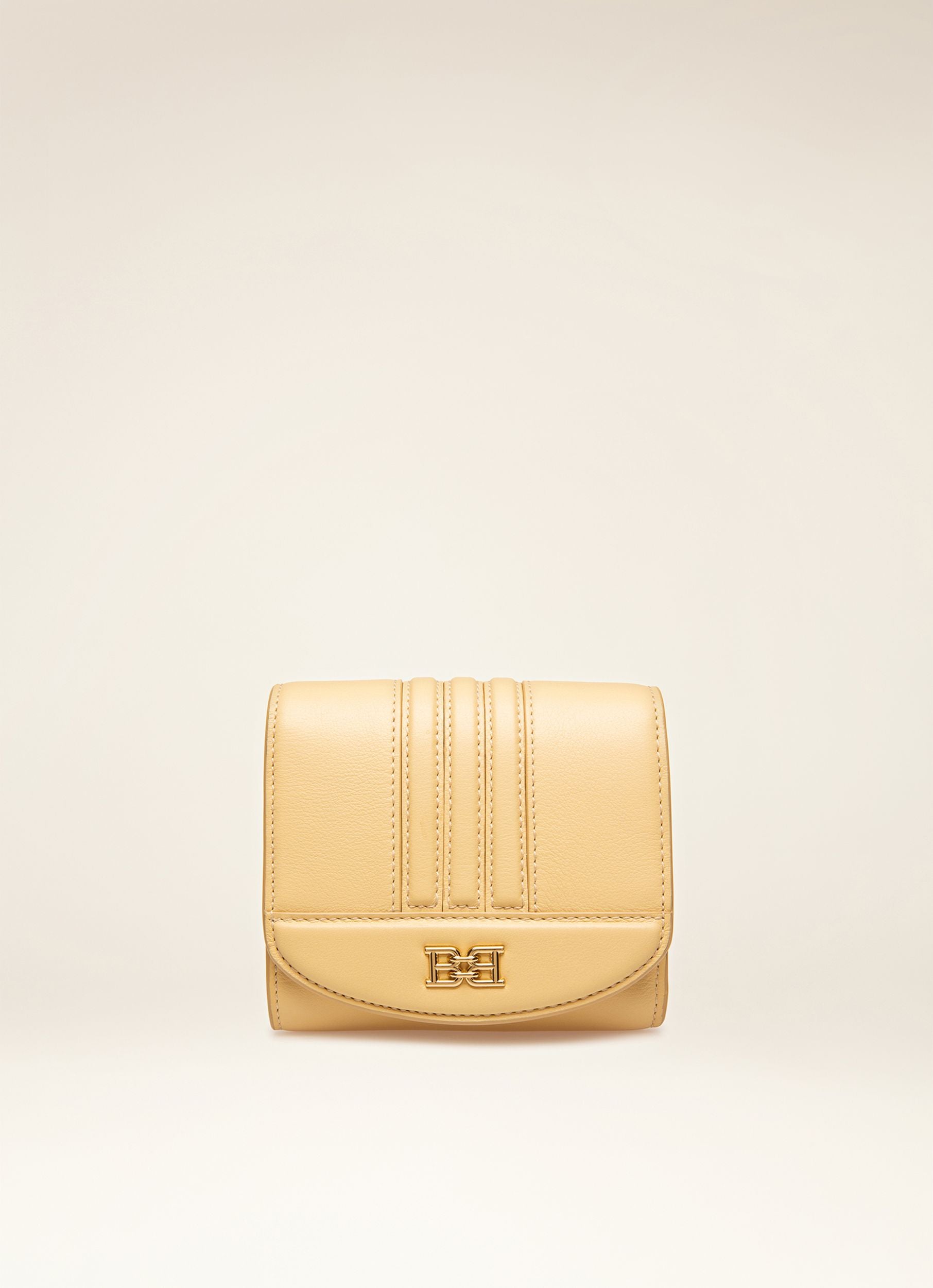 Blessy Portemonnaie Aus Blassgelbem Leder - Damen - Bally - 01