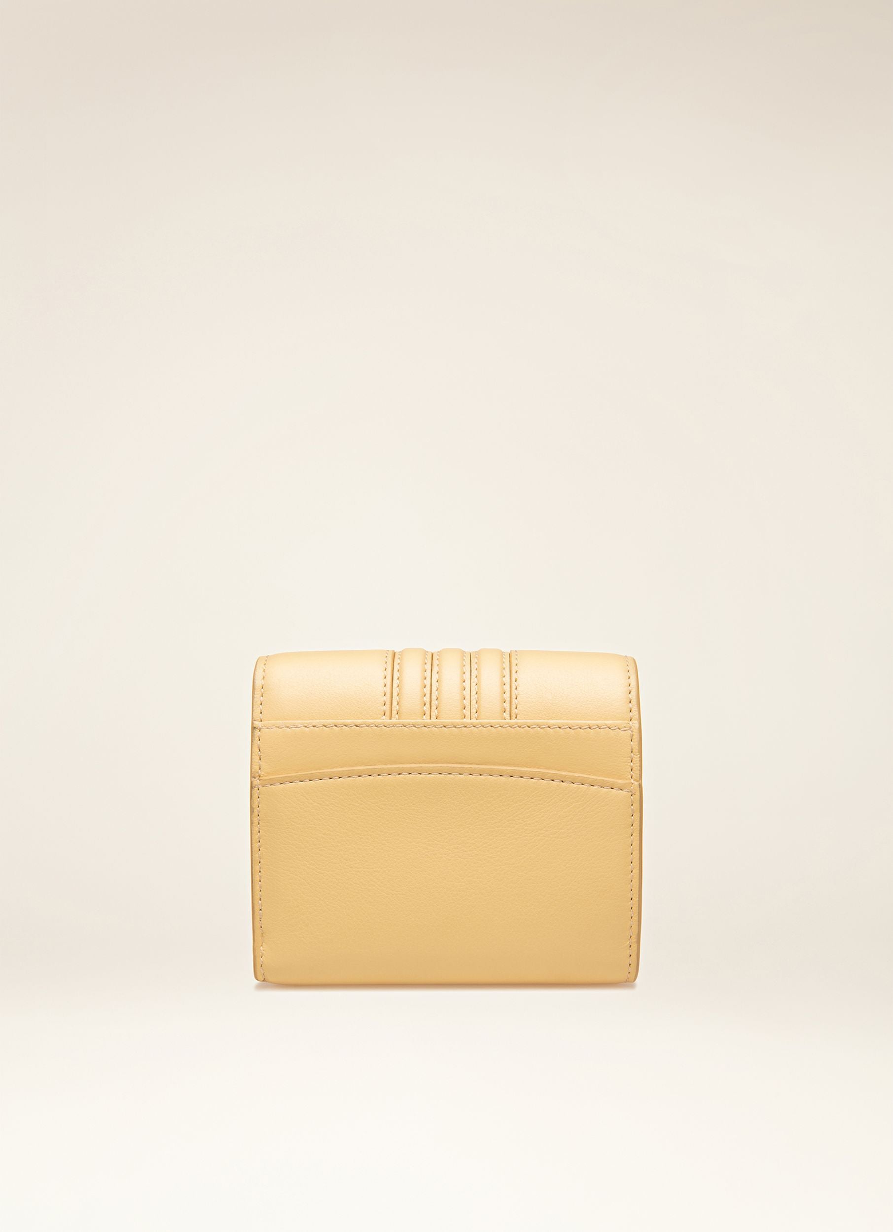 Blessy Portemonnaie Aus Blassgelbem Leder - Damen - Bally - 03
