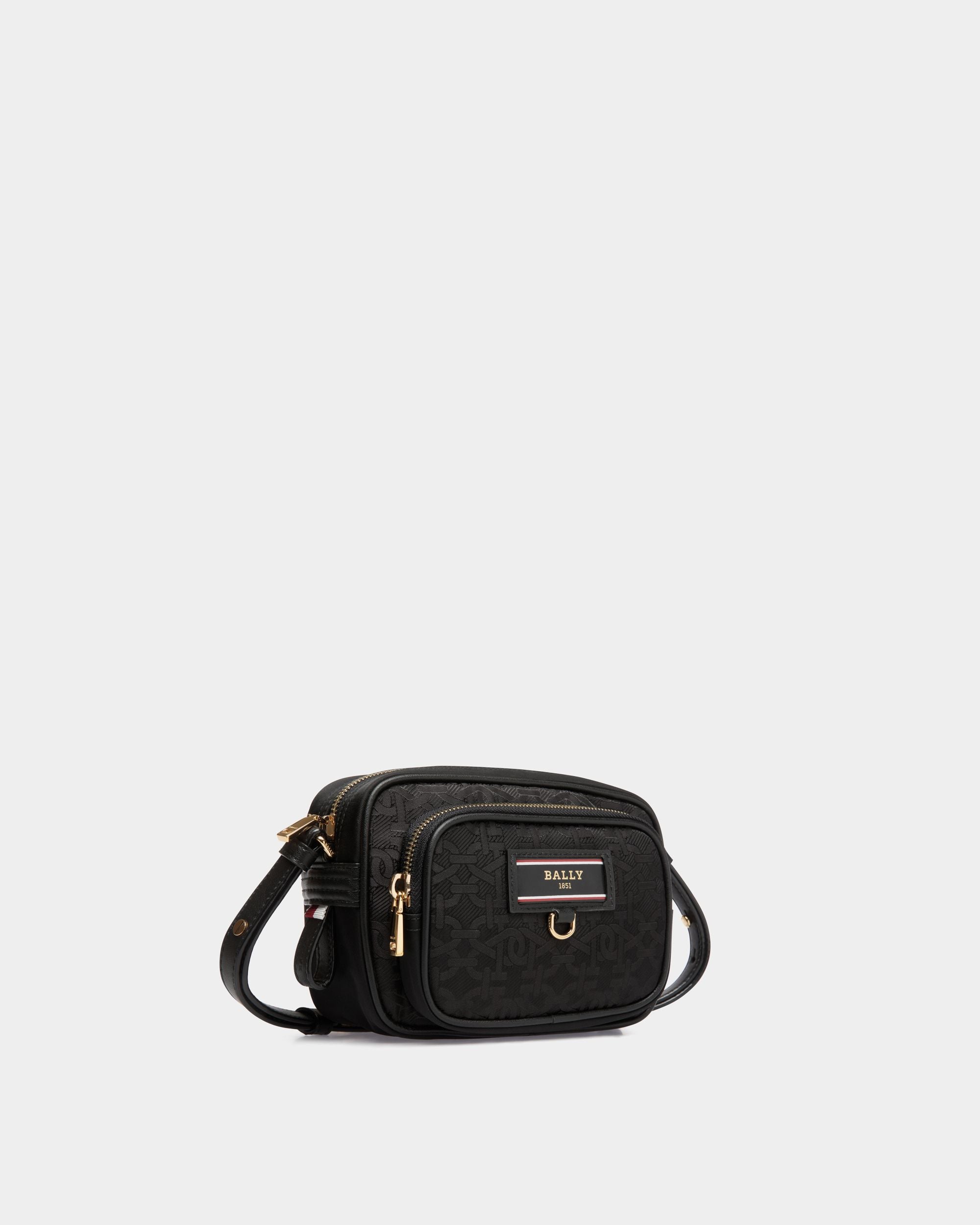 B-Echo Minibag In Black Fabric - Damen - Bally - 03