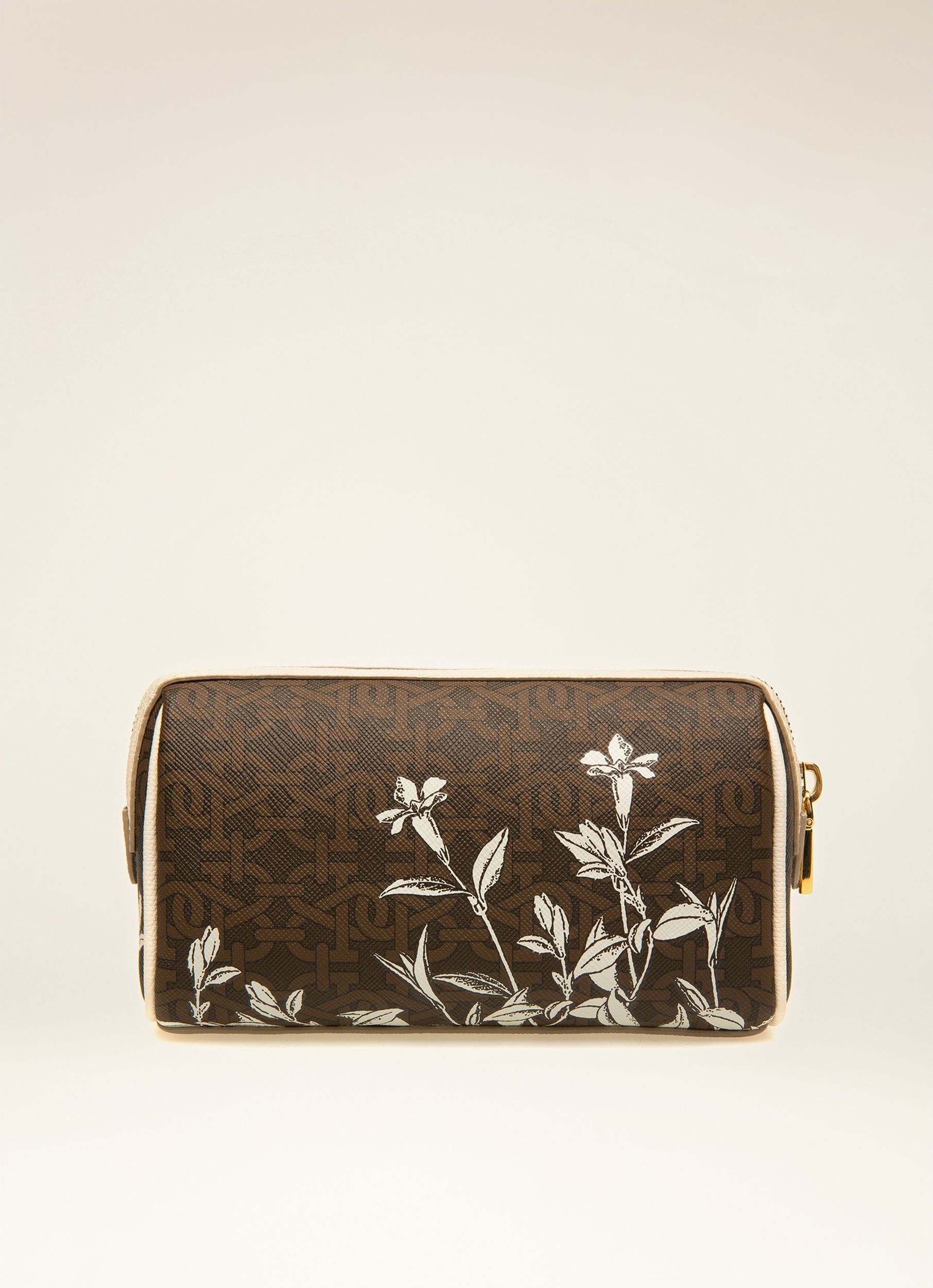 Dela Small Kosmetiktasche Aus Braunem Tpu - Damen - Bally - 03