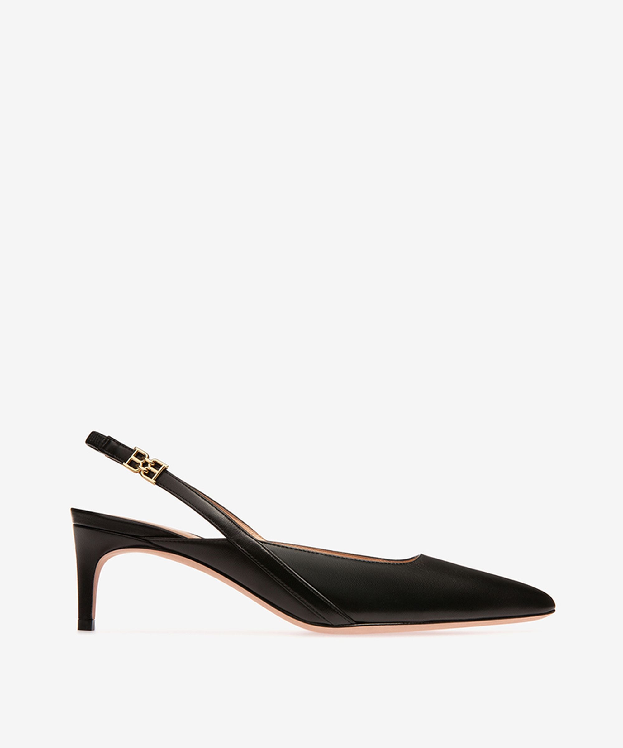 Edeline Damen-Slingpumps Aus Schwarzem Leder - Damen - Bally - 01