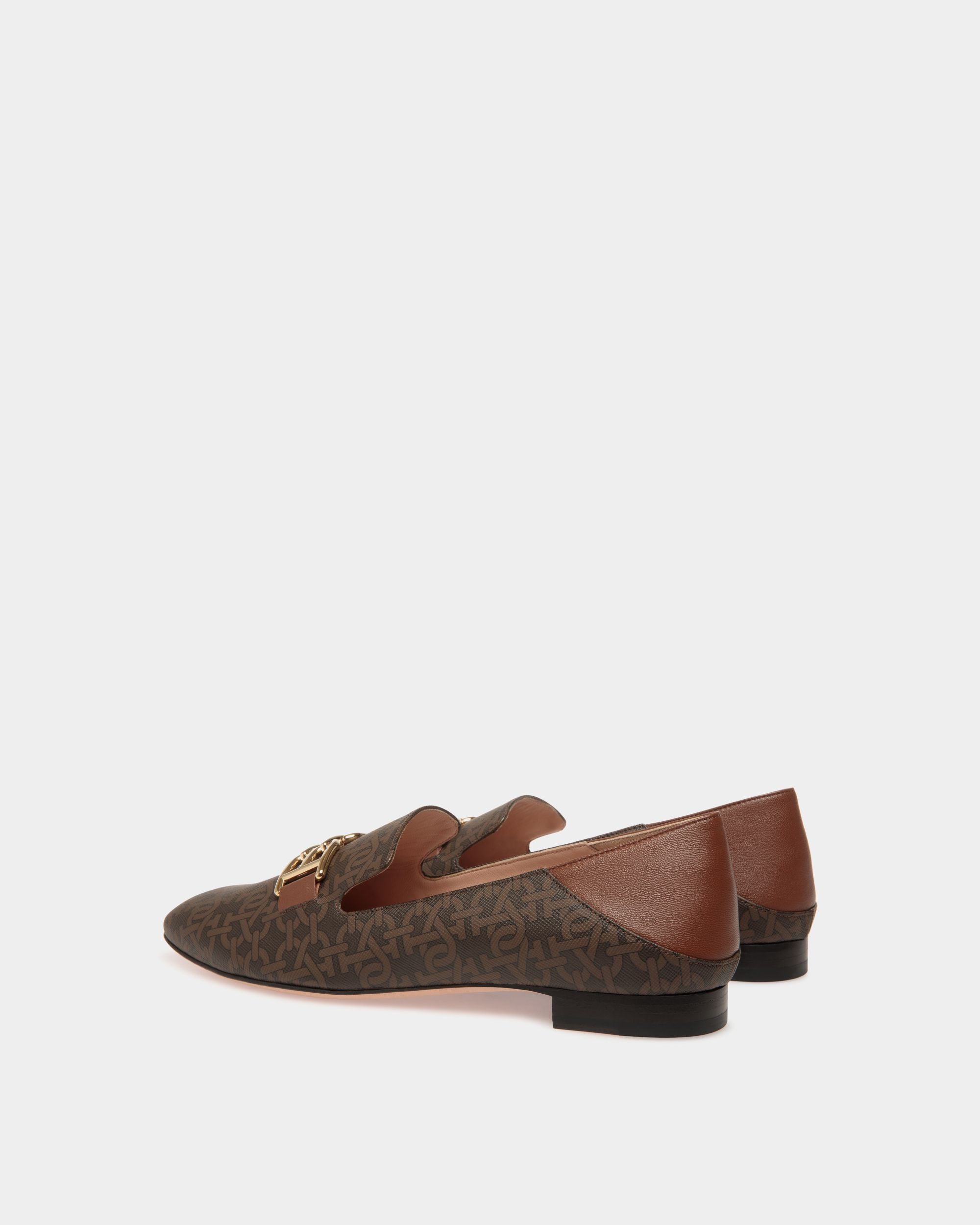 Slipper In Brown Mix Cotton - Damen - Bally - 03