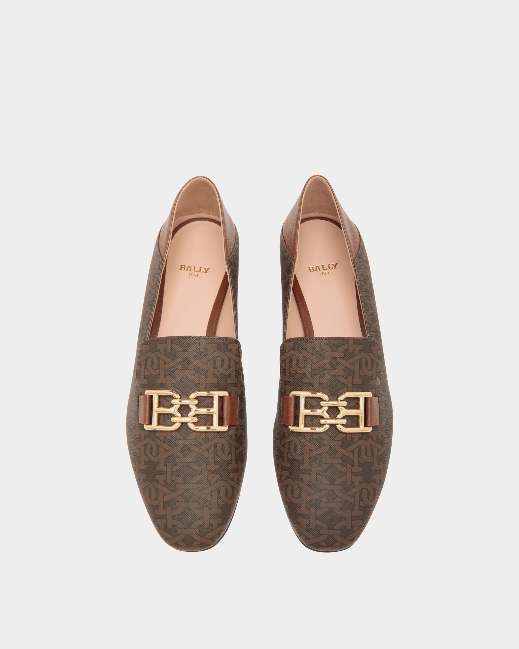 Slipper In Brown Mix Cotton - Damen - Bally - 04