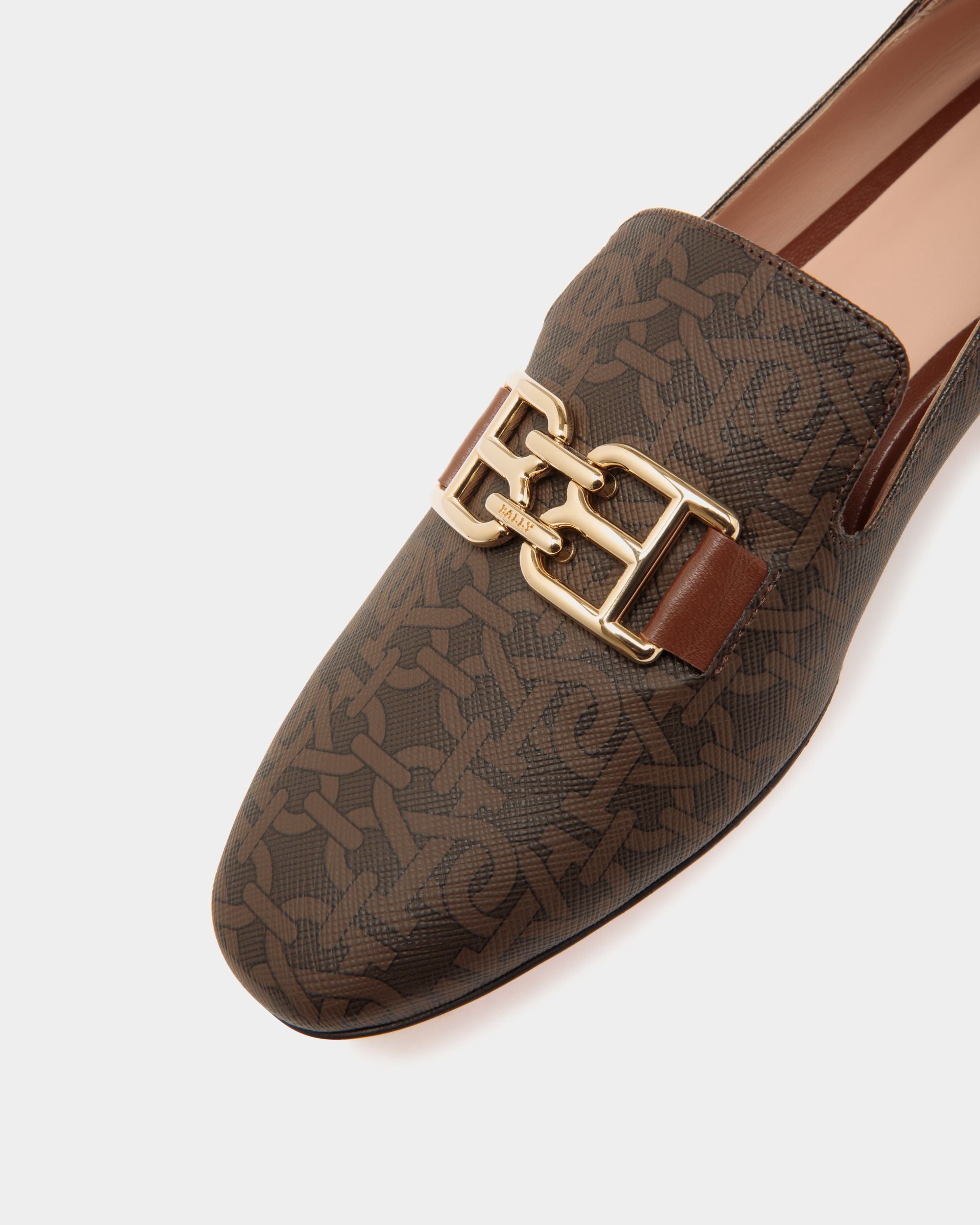 Slipper In Brown Mix Cotton - Damen - Bally - 05