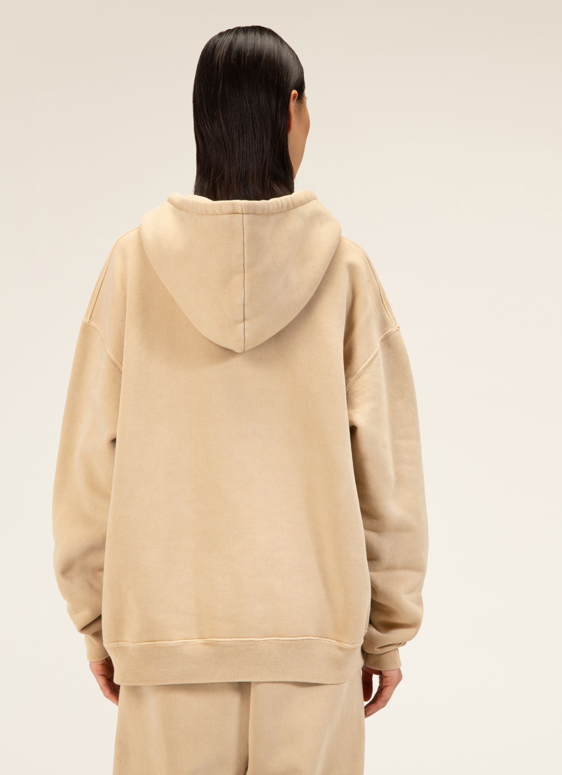 Pflanzlich Gefärbter Kapuzenpulli BaumwollIn Naturgefärbtem Beige - Damen - Bally - 04