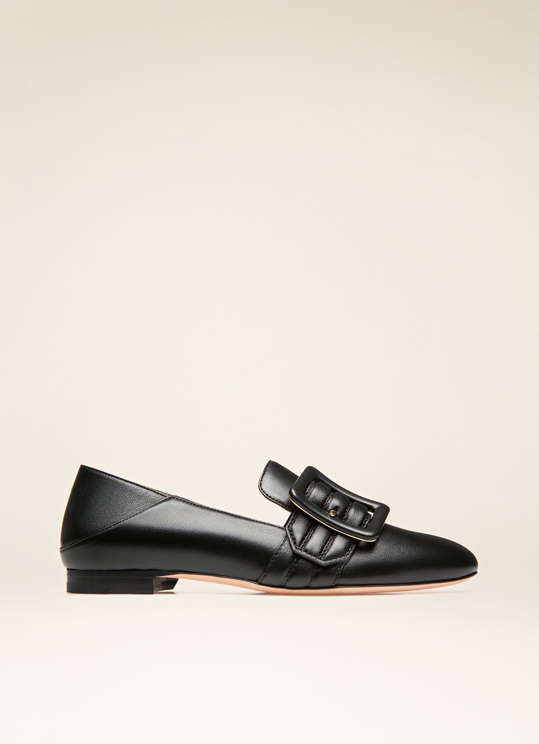 Janelle Loafer Aus Schwarzem Leder - Damen - Bally - 01