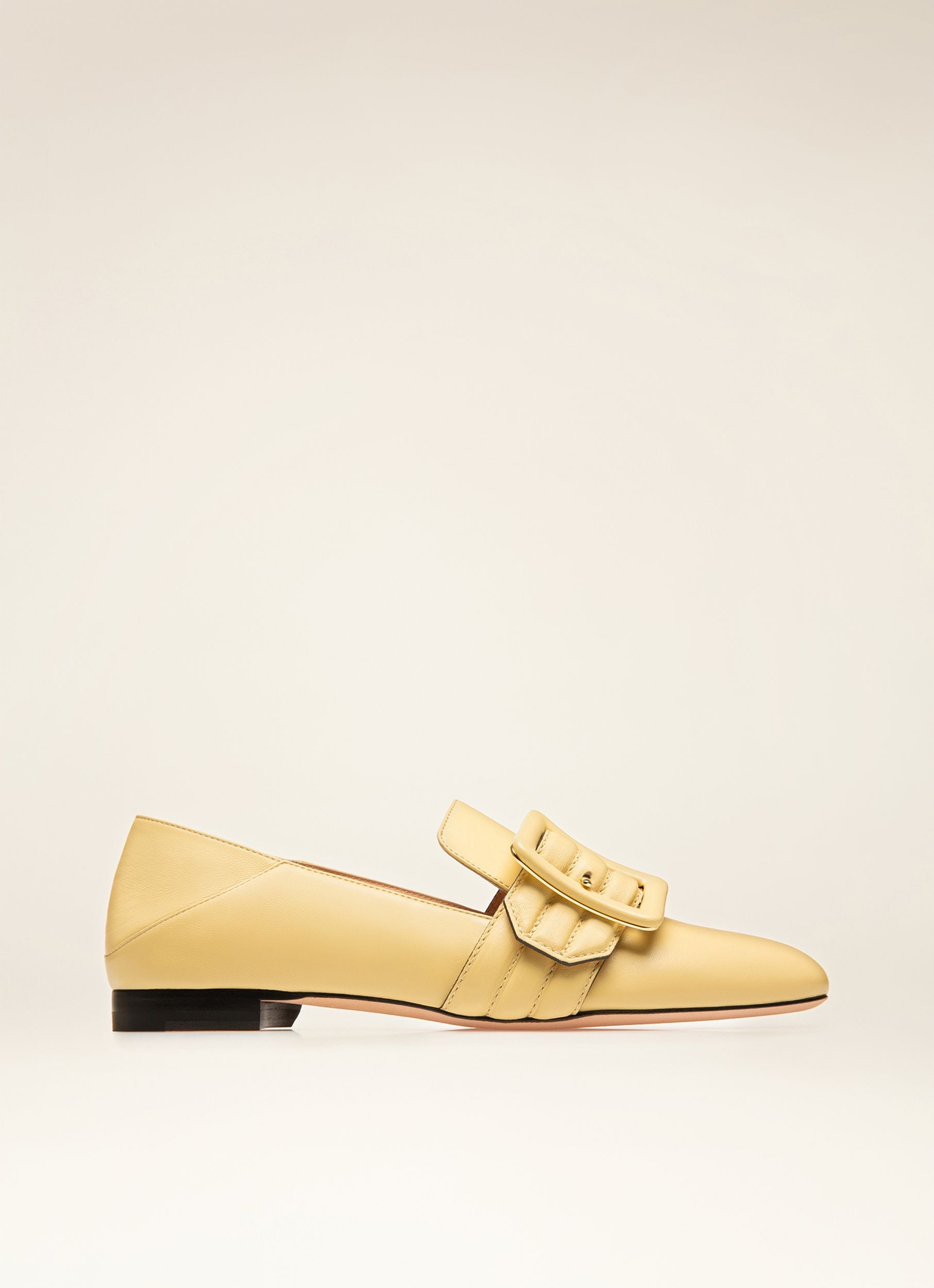 Janelle Loafer Aus Blassgelbem Leder - Damen - Bally - 01