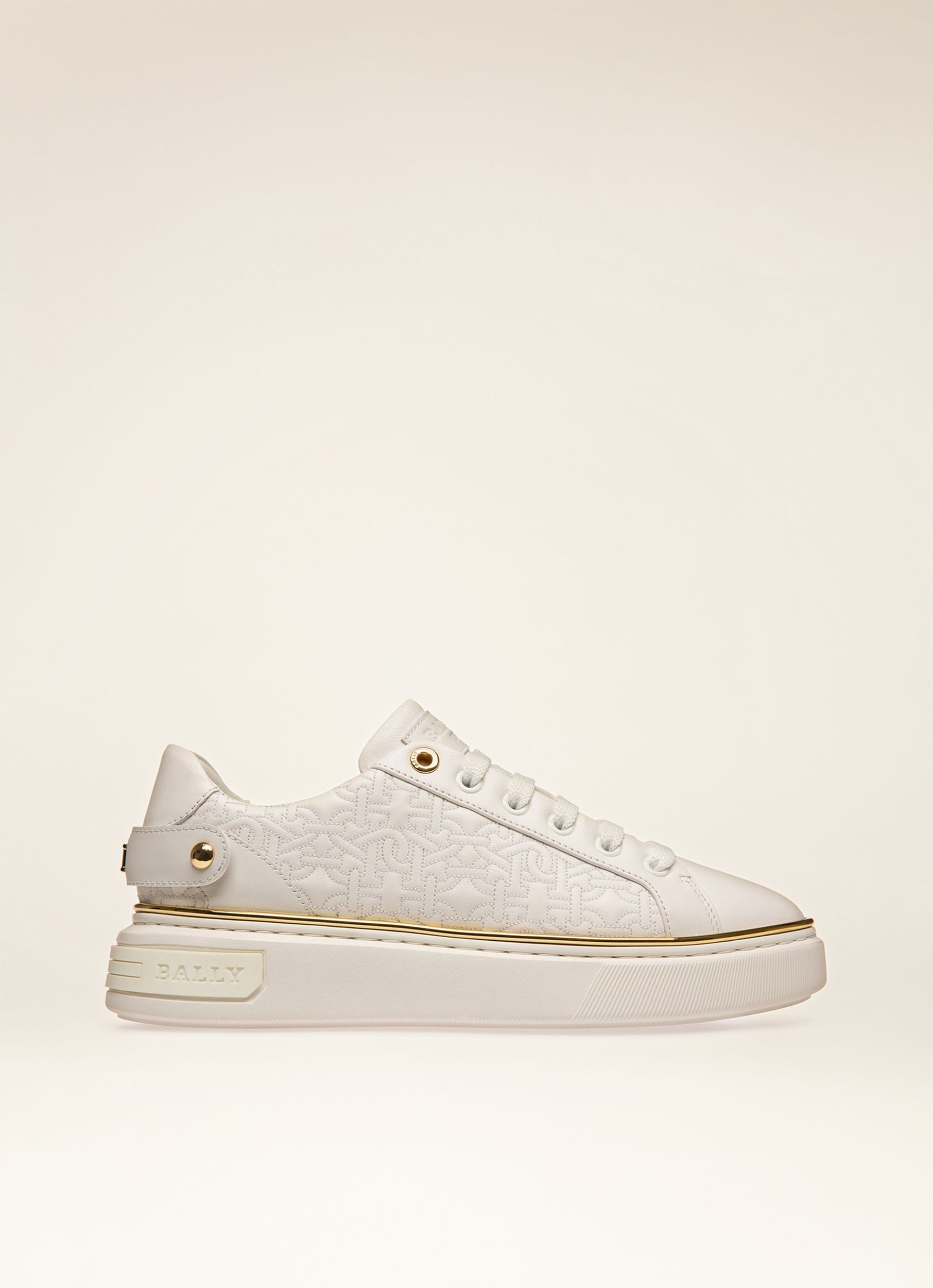 Malya Sneaker Aus Weissem Leder - Damen - Bally - 01