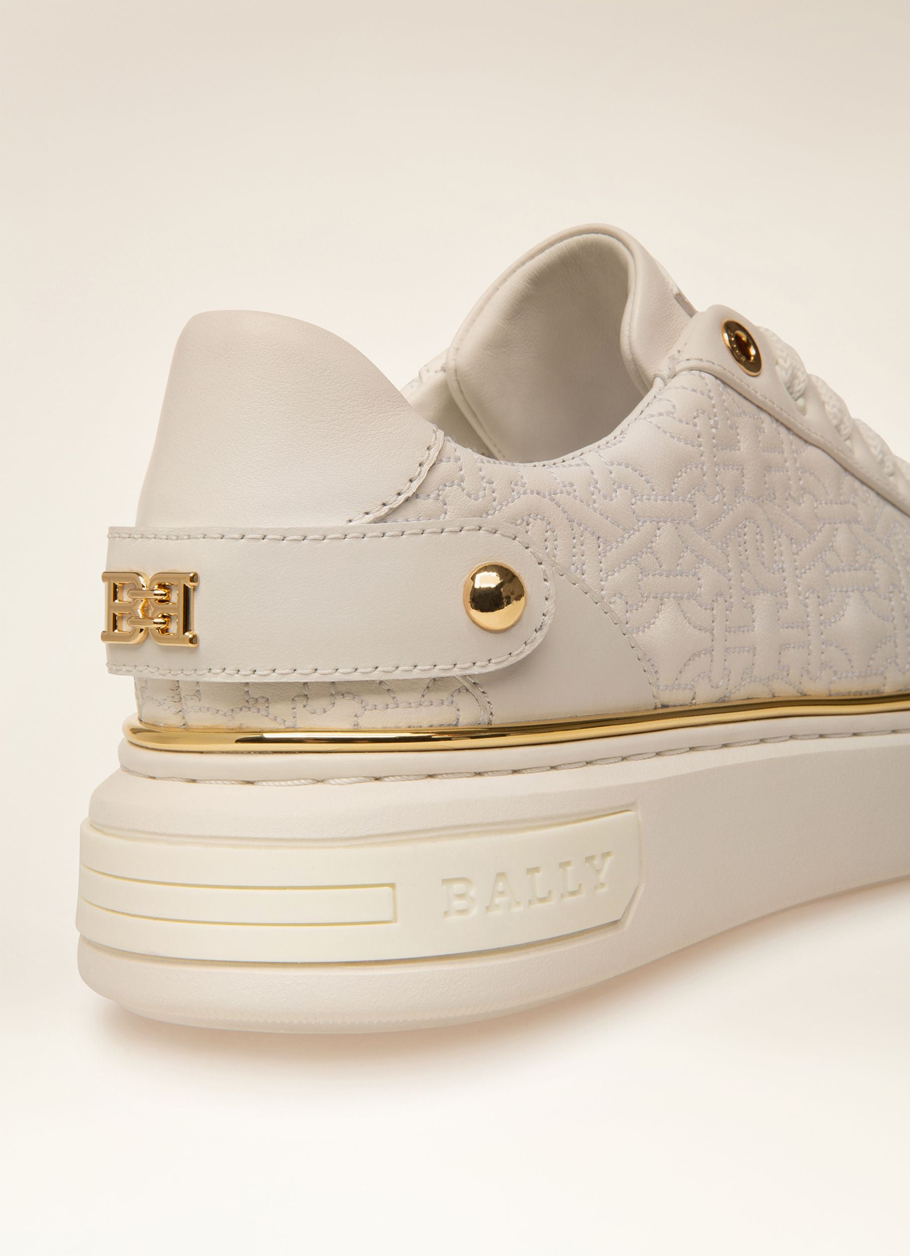 Malya Sneaker Aus Weissem Leder - Damen - Bally - 02