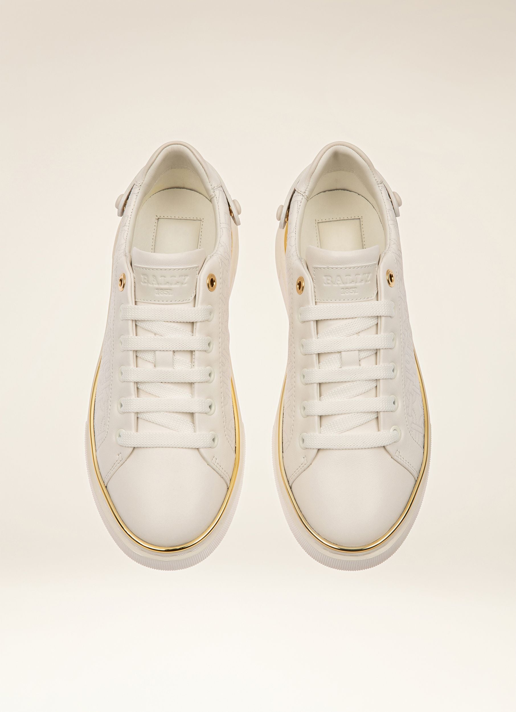 Malya Sneaker Aus Weissem Leder - Damen - Bally - 04