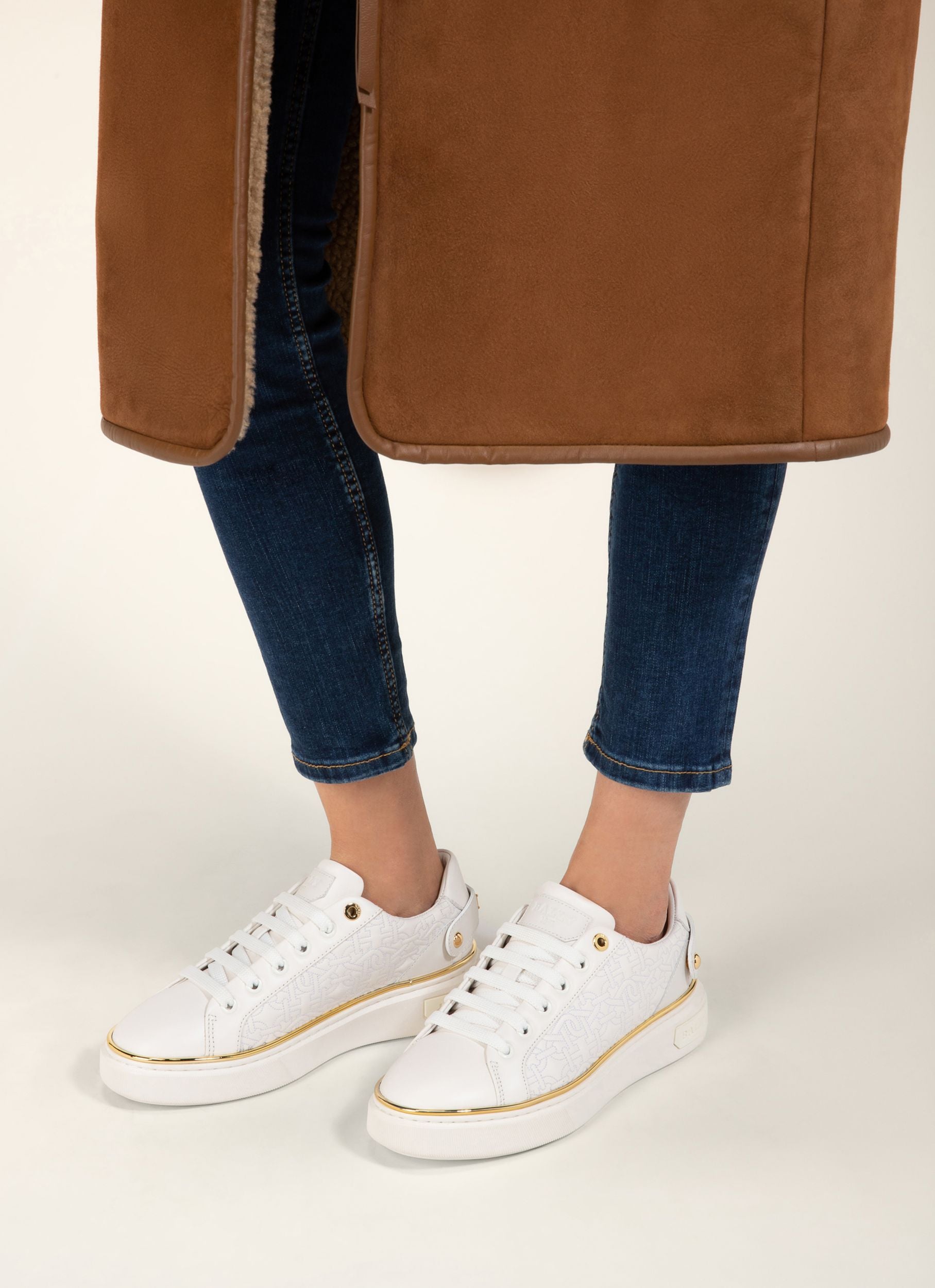 Malya Sneaker Aus Weissem Leder - Damen - Bally - 06