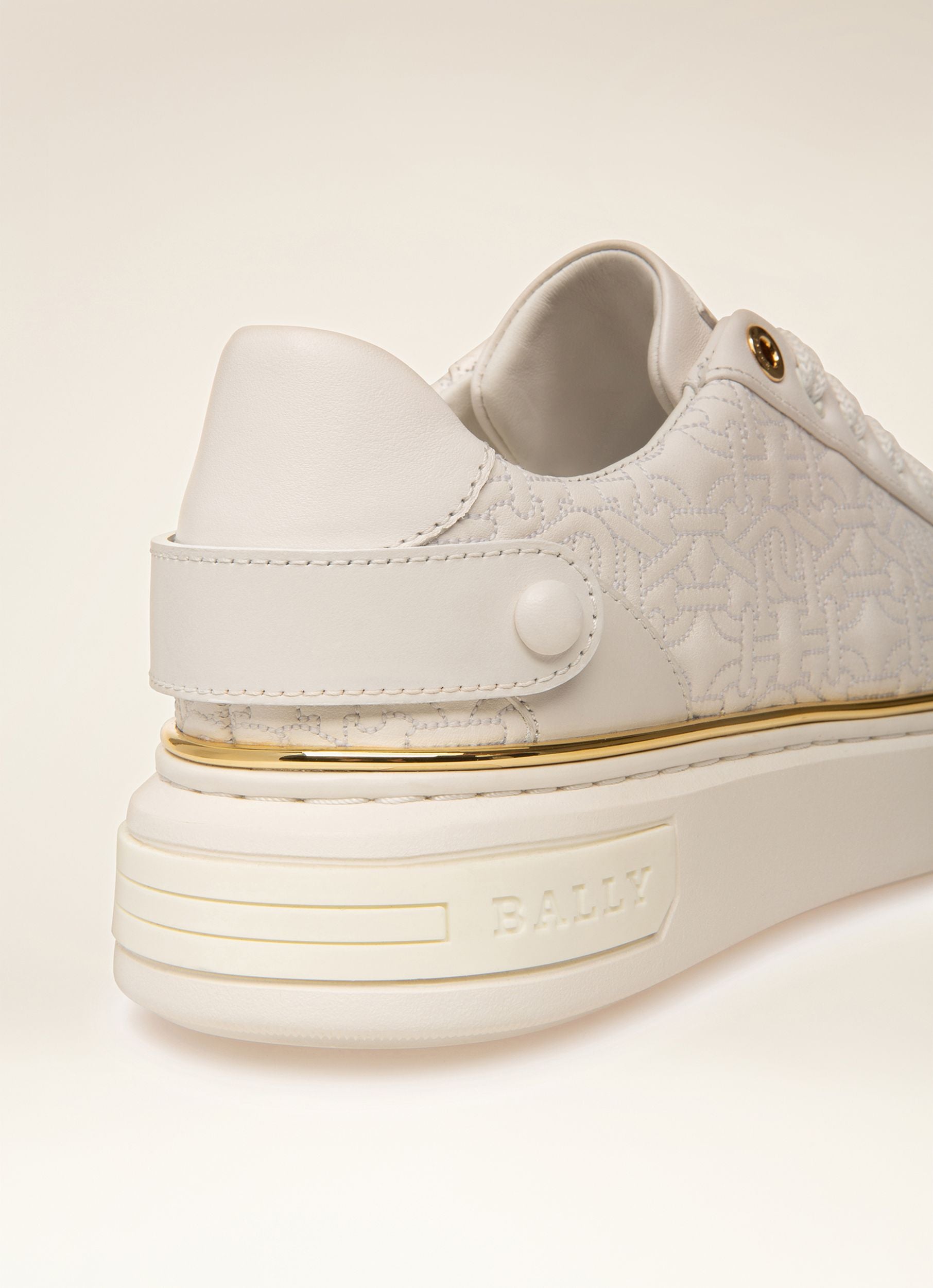 Malya Sneaker Aus Weissem Leder - Damen - Bally - 08