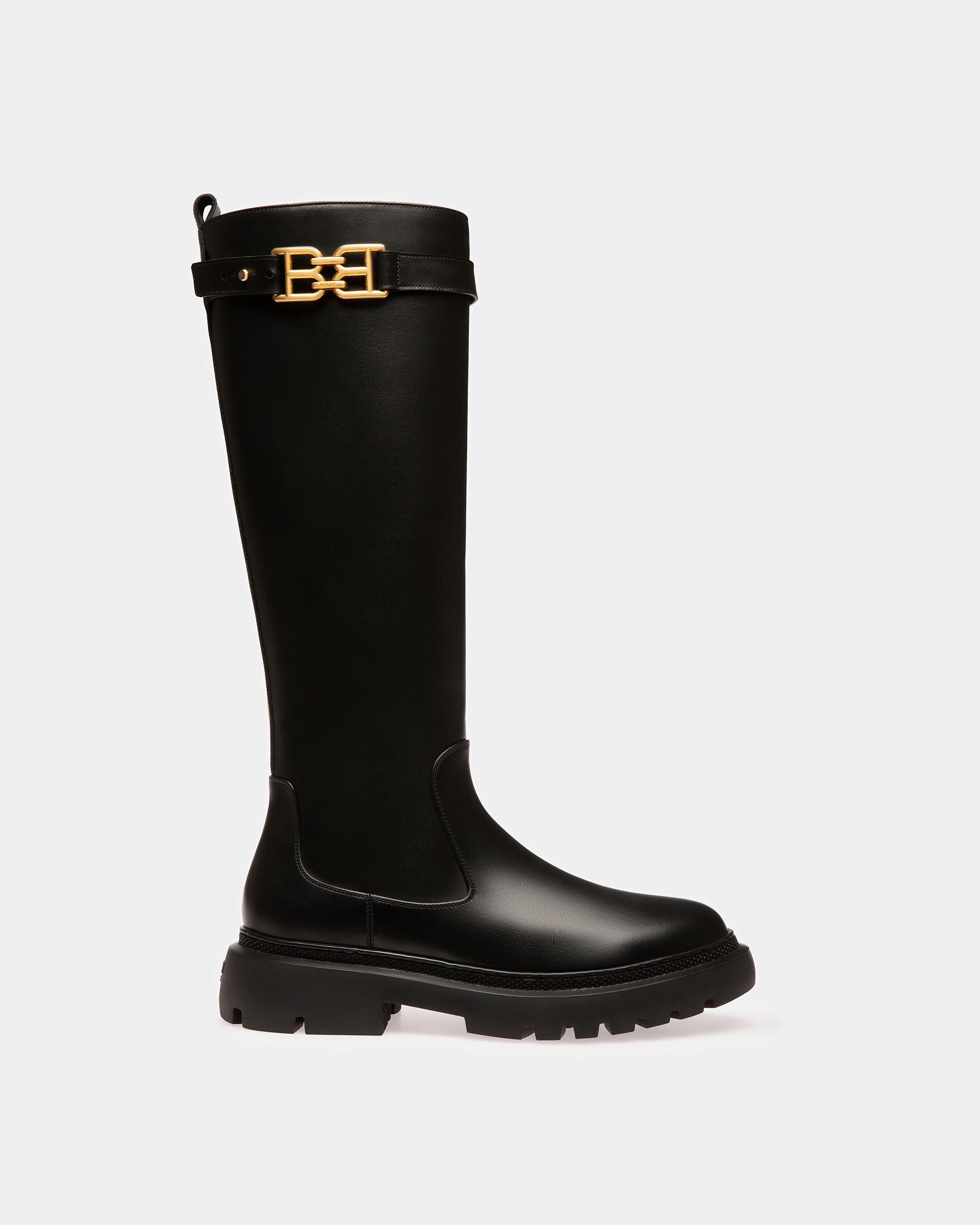 Gaila Stiefel Aus Schwarzem Leder - Damen - Bally - 01
