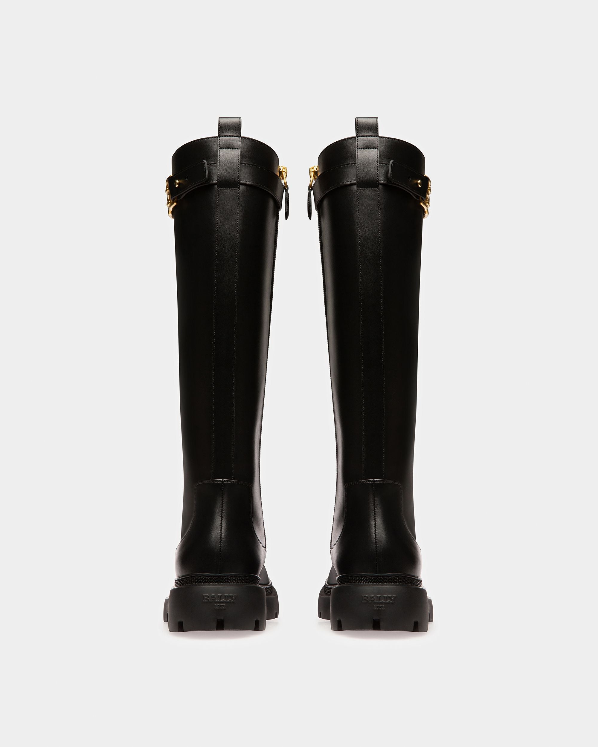 Gaila Stiefel Aus Schwarzem Leder - Damen - Bally - 04