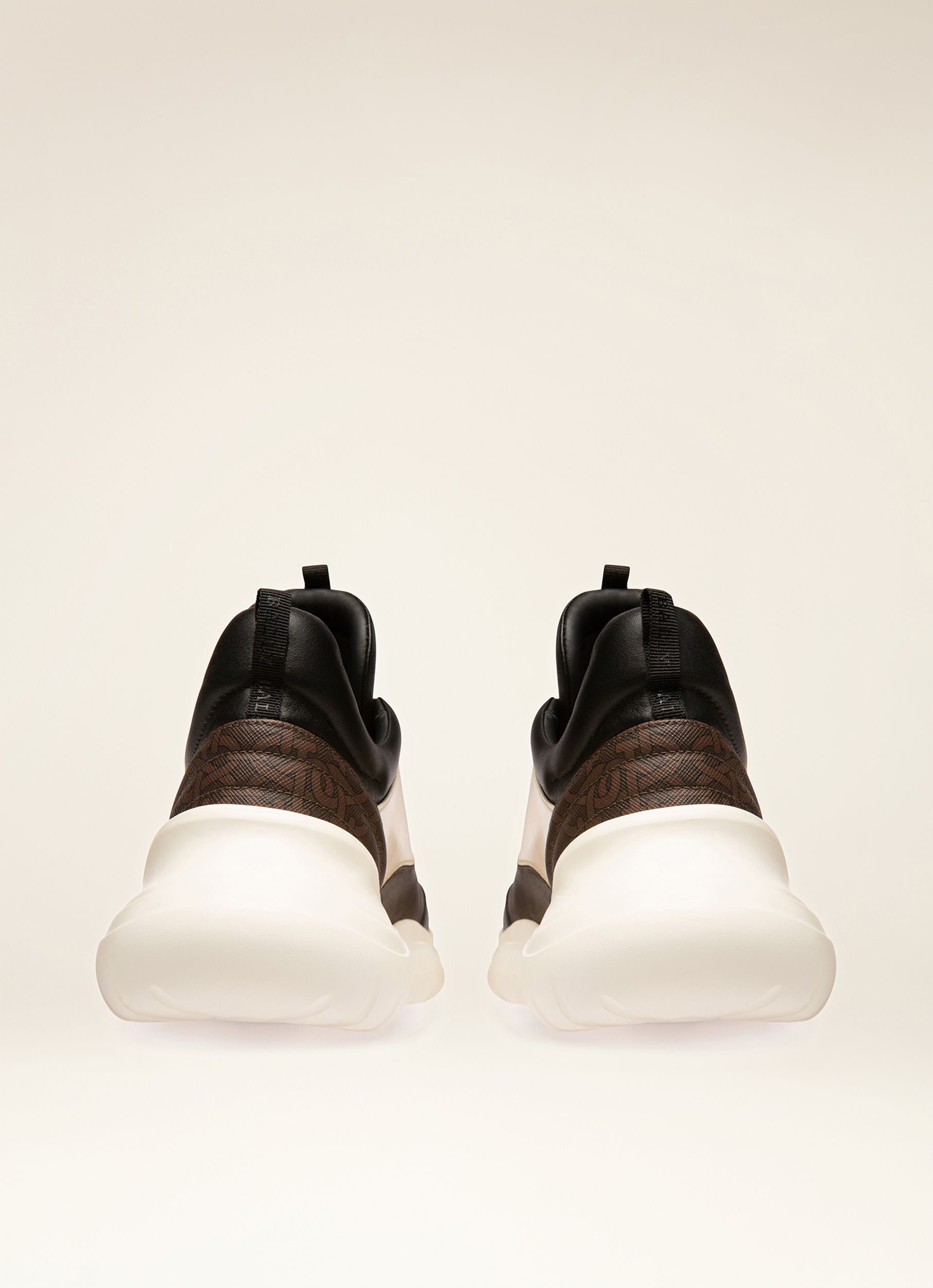 Claires Sneaker Aus Schwarzem Und Elfenbeinfarbenem Leder - Damen - Bally - 03