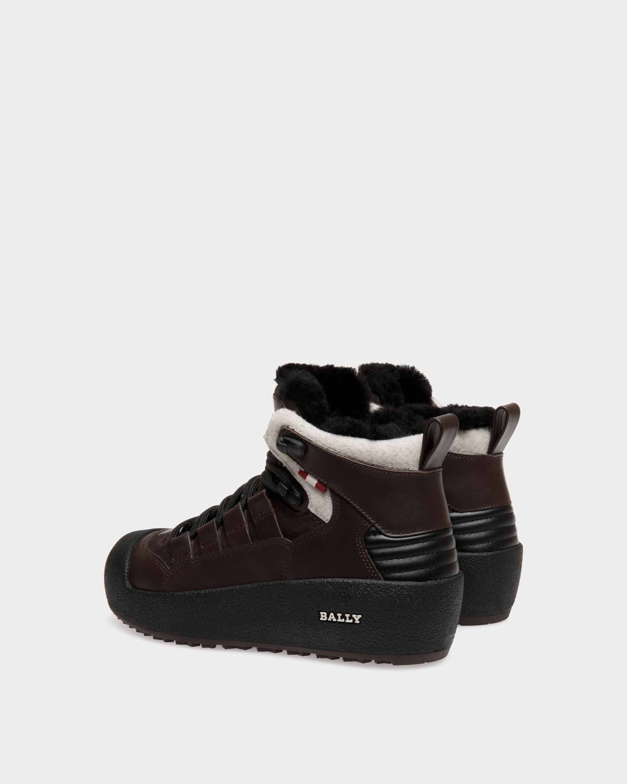 Cenago Stiefel Aus Ebenholzbraunem Leder - Damen - Bally - 03