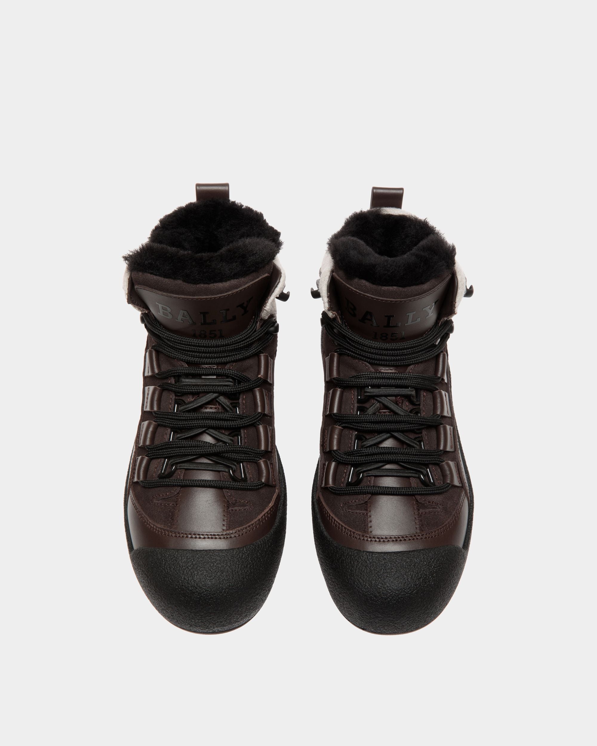 Cenago Stiefel Aus Ebenholzbraunem Leder - Damen - Bally - 04