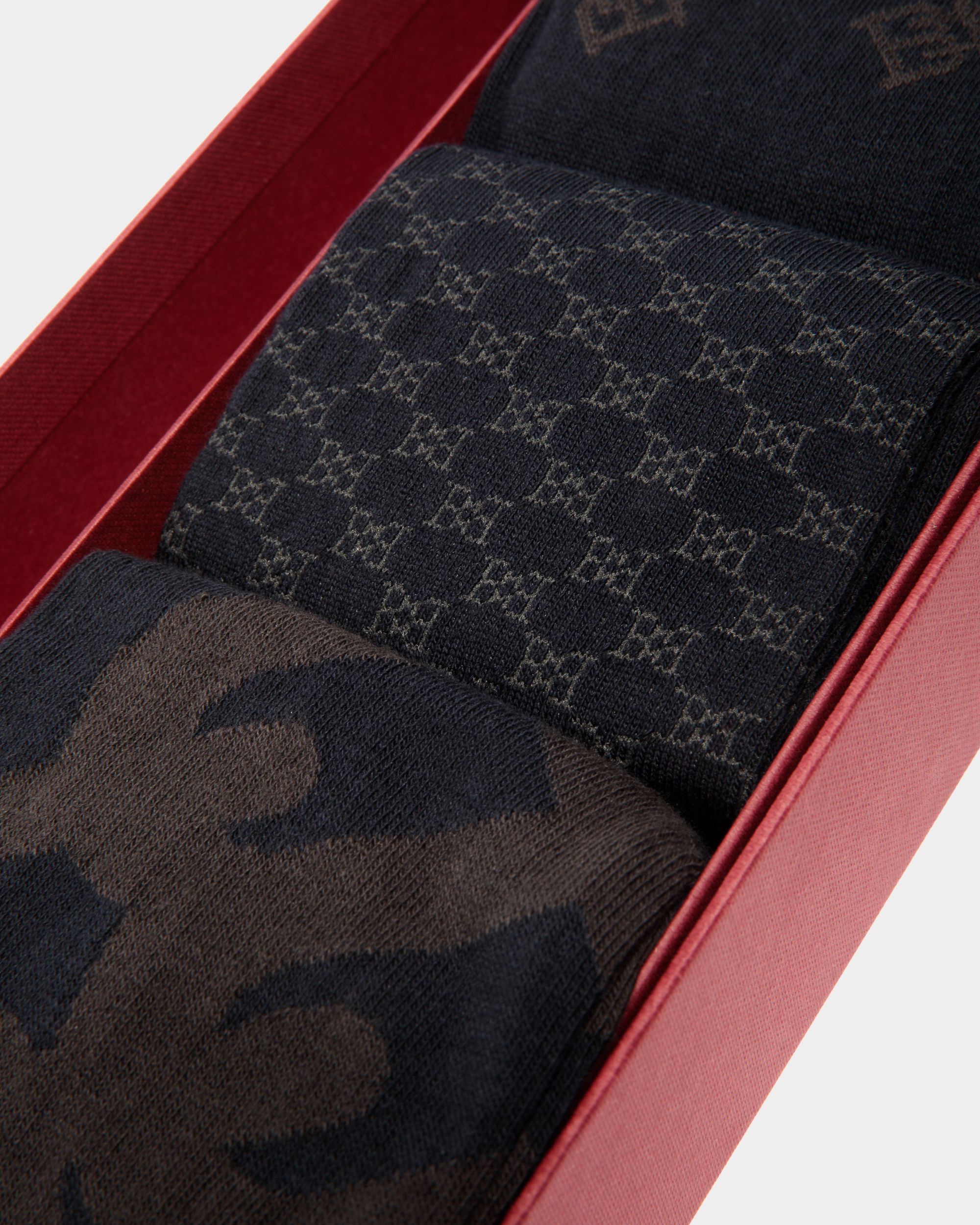 Socks In Blue Cotton - Herren - Bally - 02