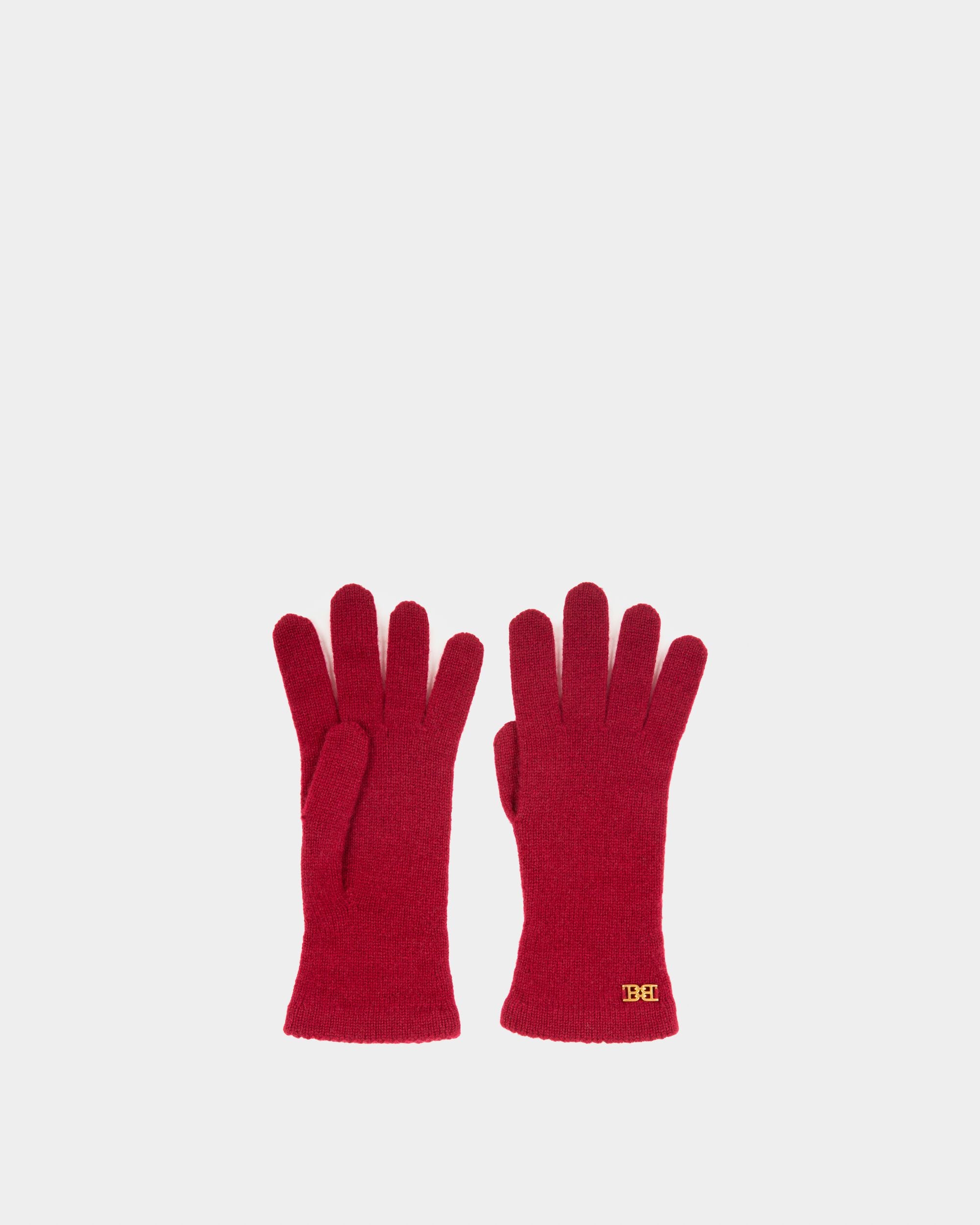 Accessoire-Set Aus Traditionsrotem Kaschmir - Damen - Bally - 04