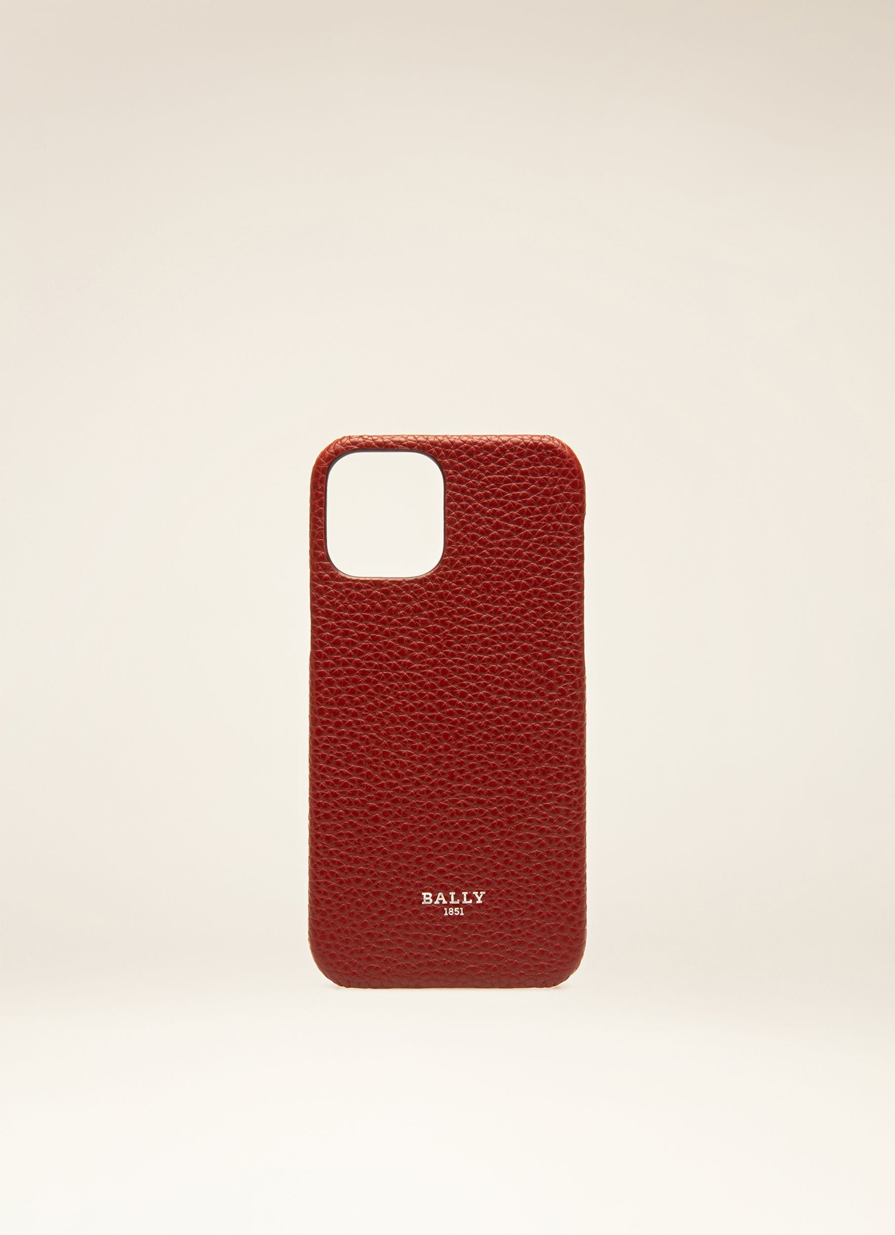 Cover Technology Cases In Red Leather - Herren - Bally - 01