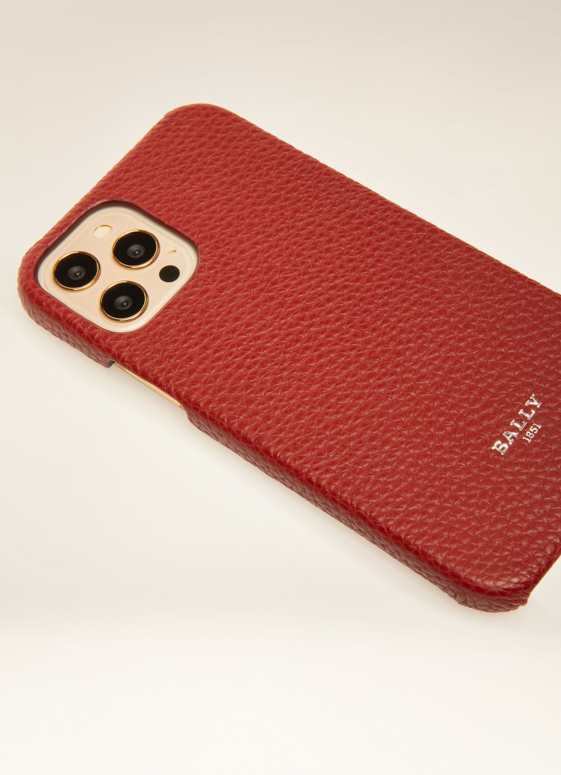 Cover Technology Cases In Red Leather - Herren - Bally - 02