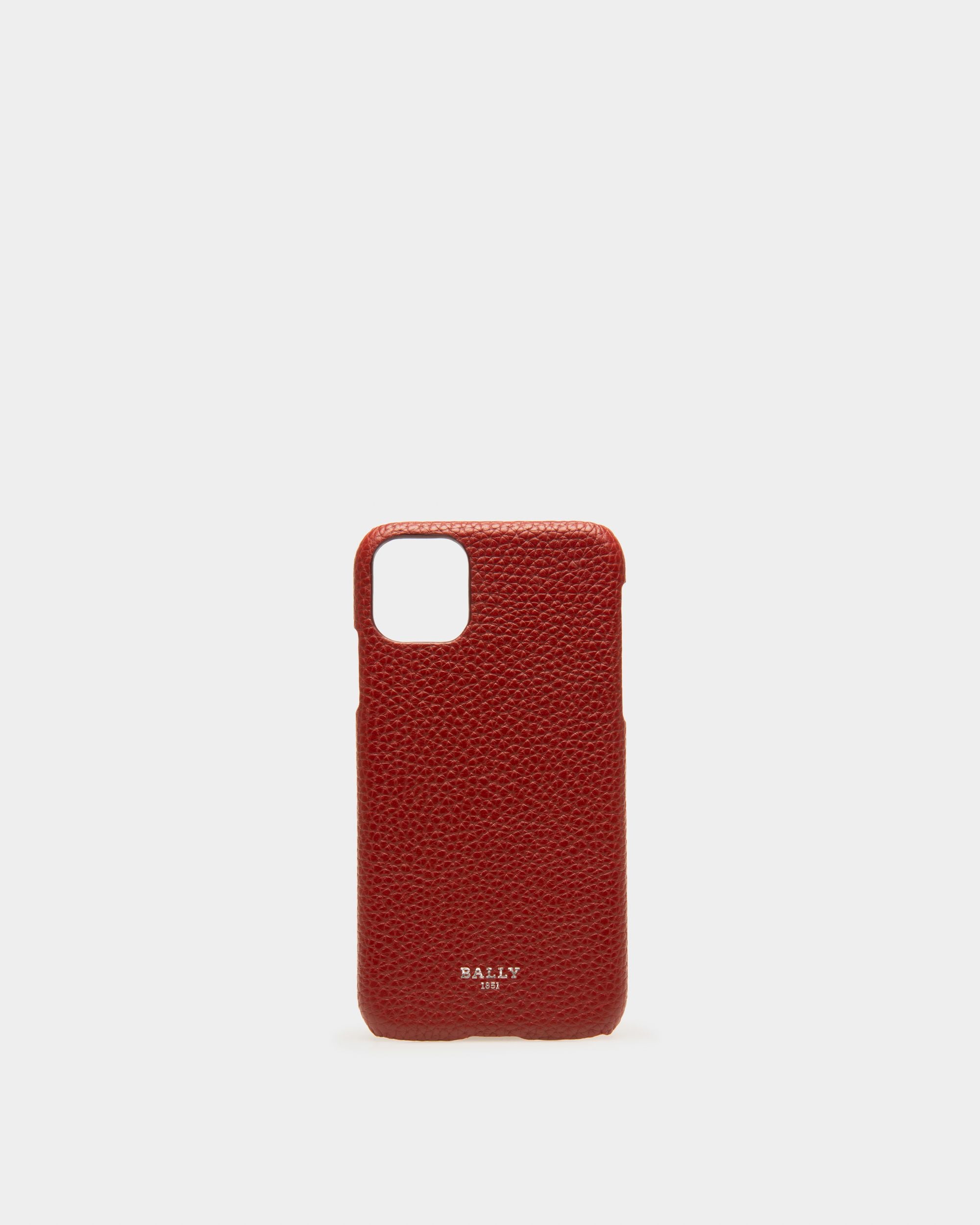 Cover Technology Cases In Red Leather - Herren - Bally - 01