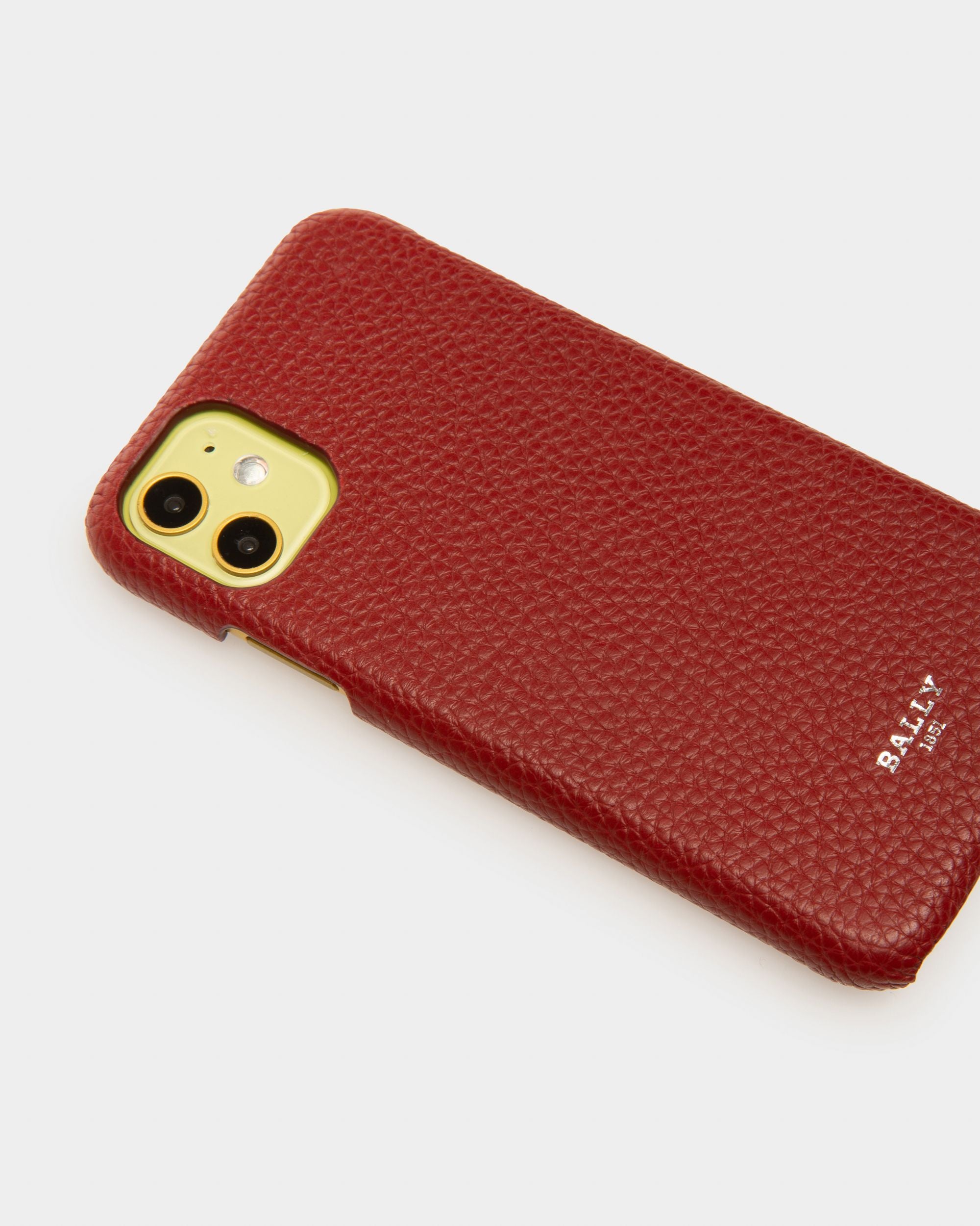 Cover Technology Cases In Red Leather - Herren - Bally - 03