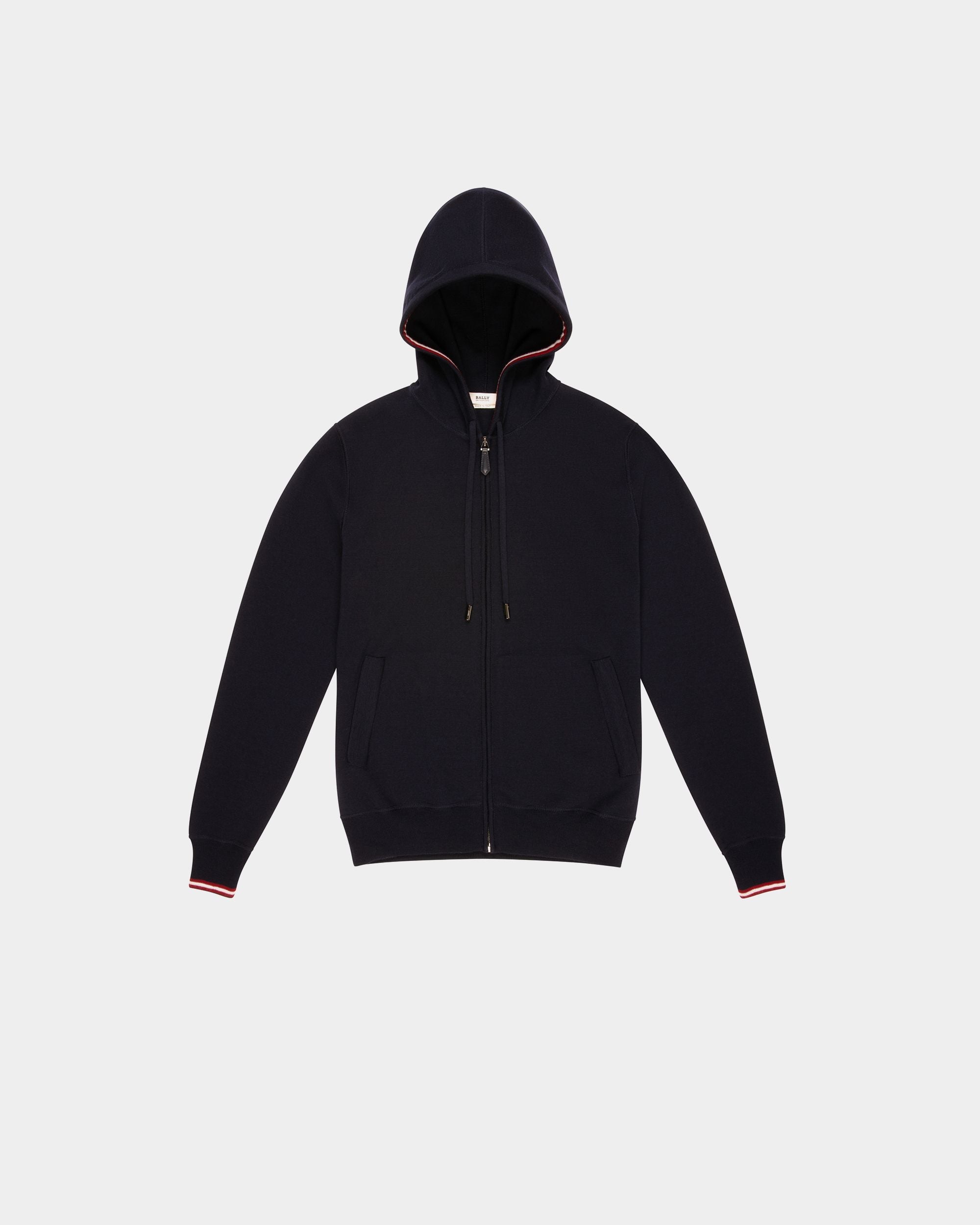 Kaschmir-Sweatjacke Kaschmir-Sweatjacke In Marineblau - Herren - Bally - 01