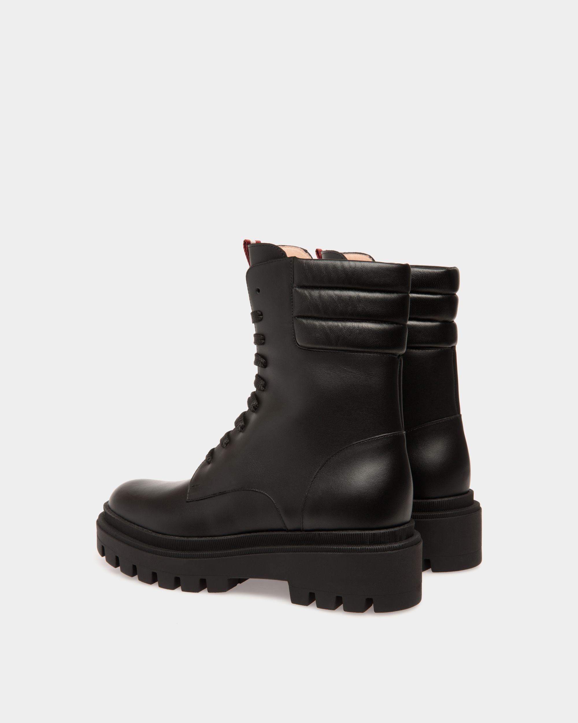 Booties In Black Leather - Damen - Bally - 03