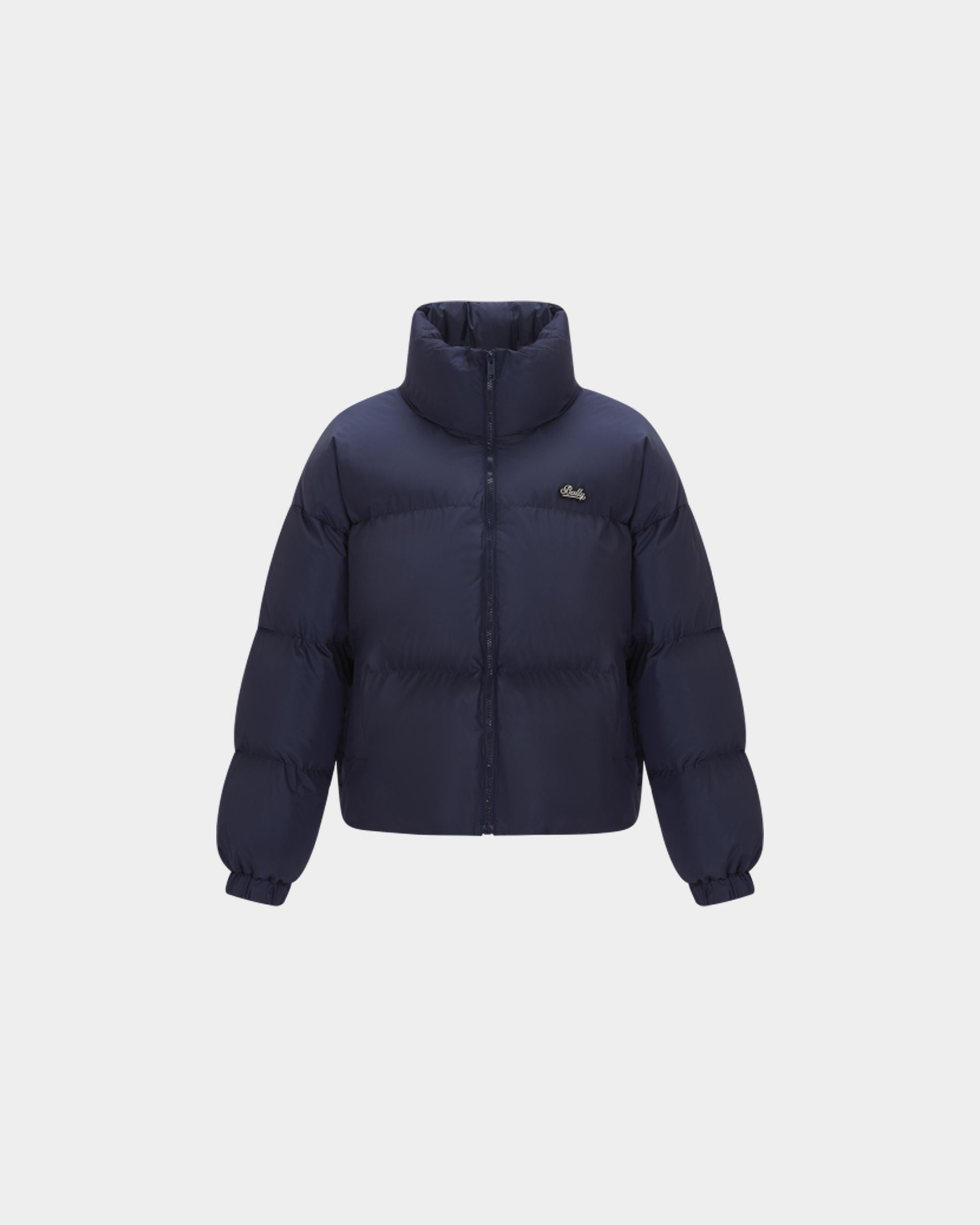 Women's Dark Blue Cotton Jacket - Damen - Bally - 01