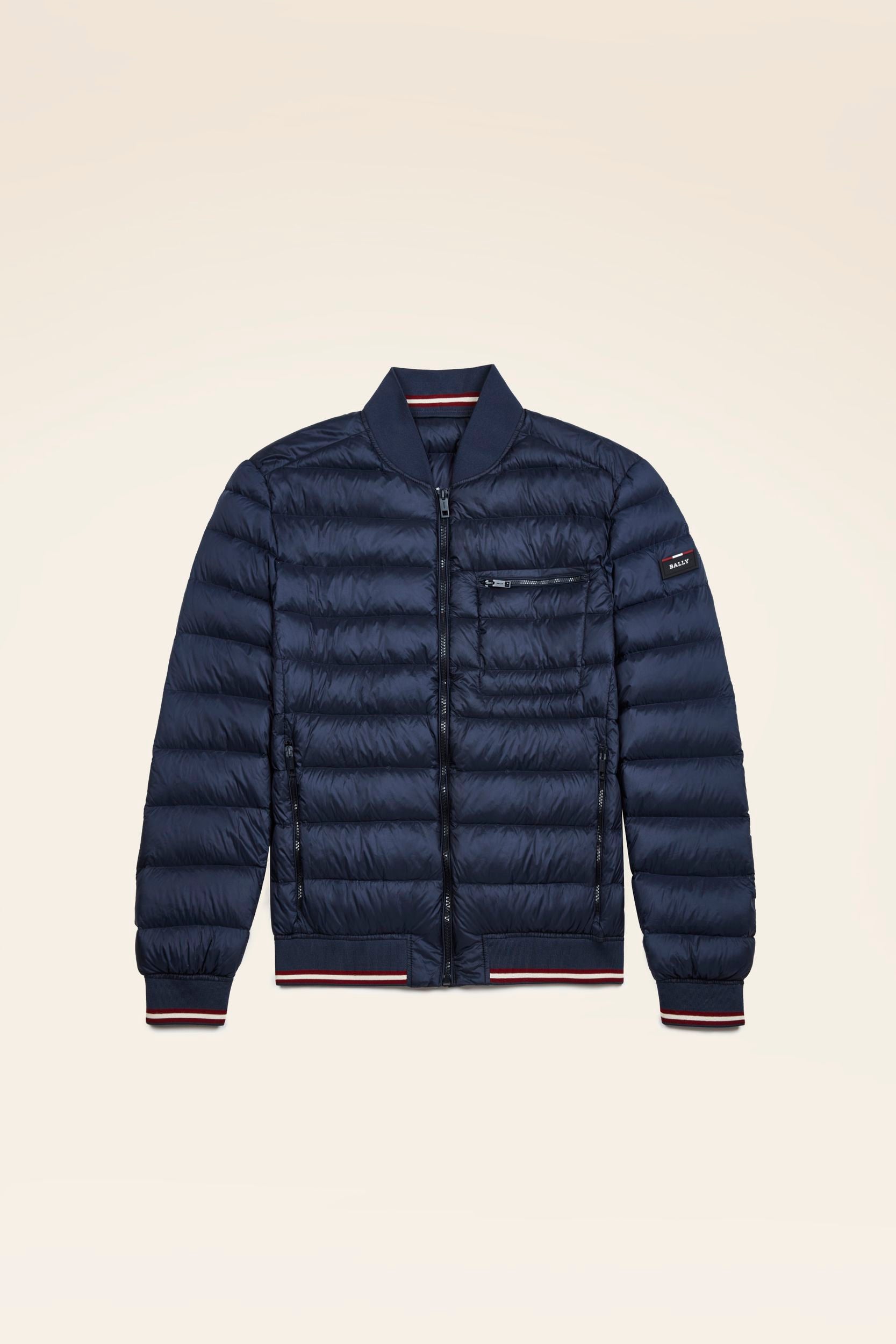 Men's Dark Blue Bomber - Herren - Bally - 01